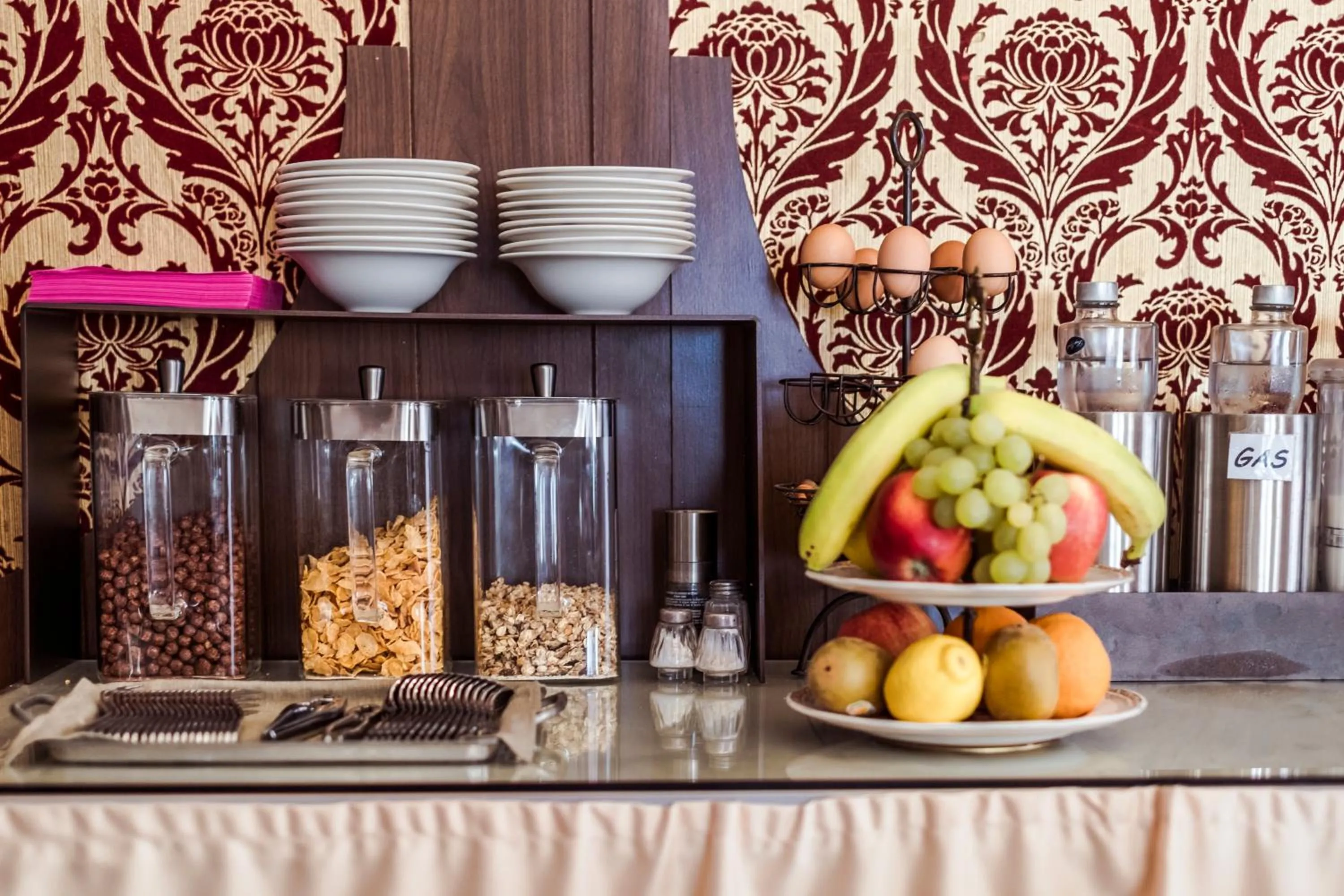 Italian breakfast in Hotel Marisa