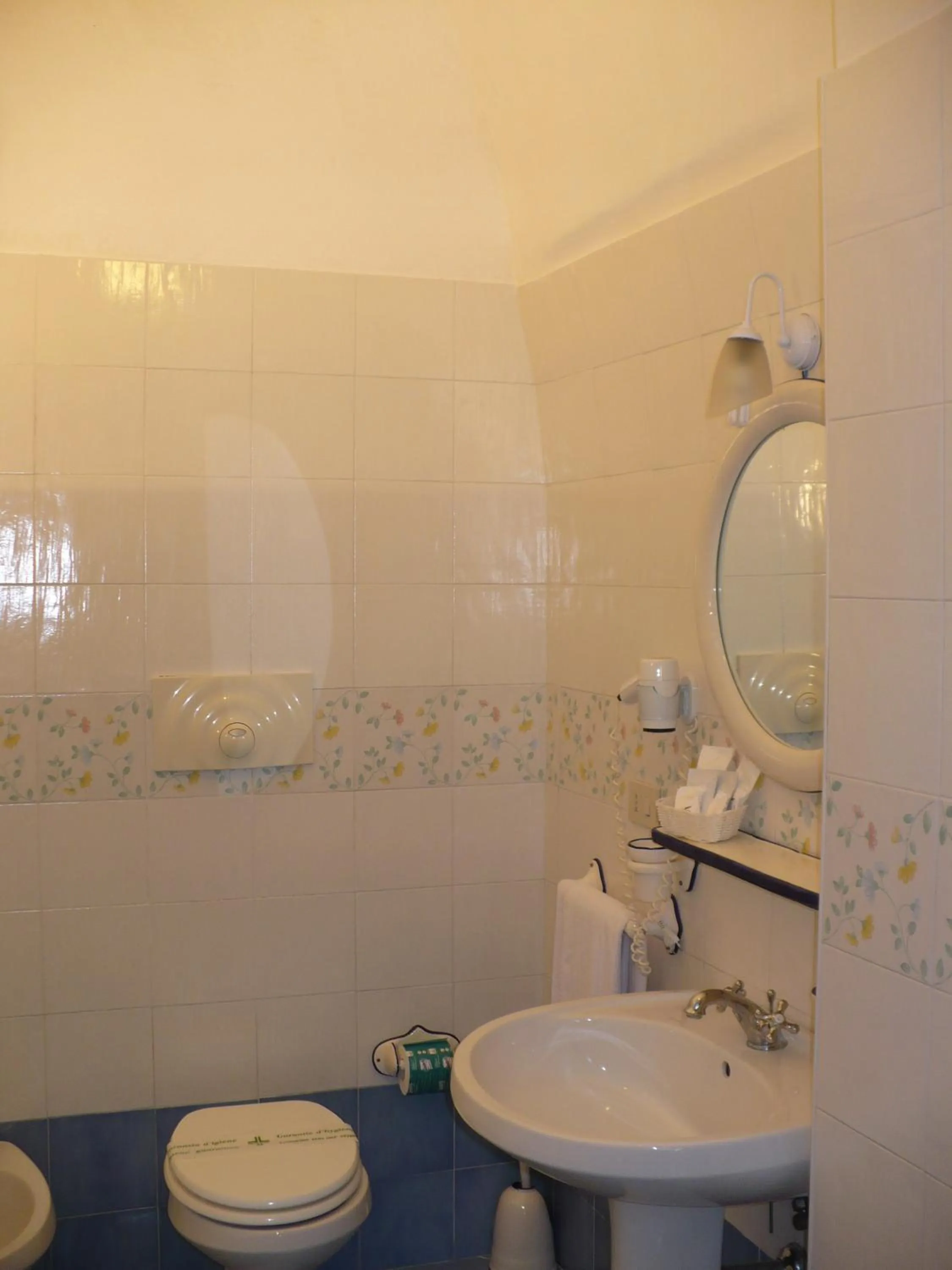 Toilet in Hotel Savoia