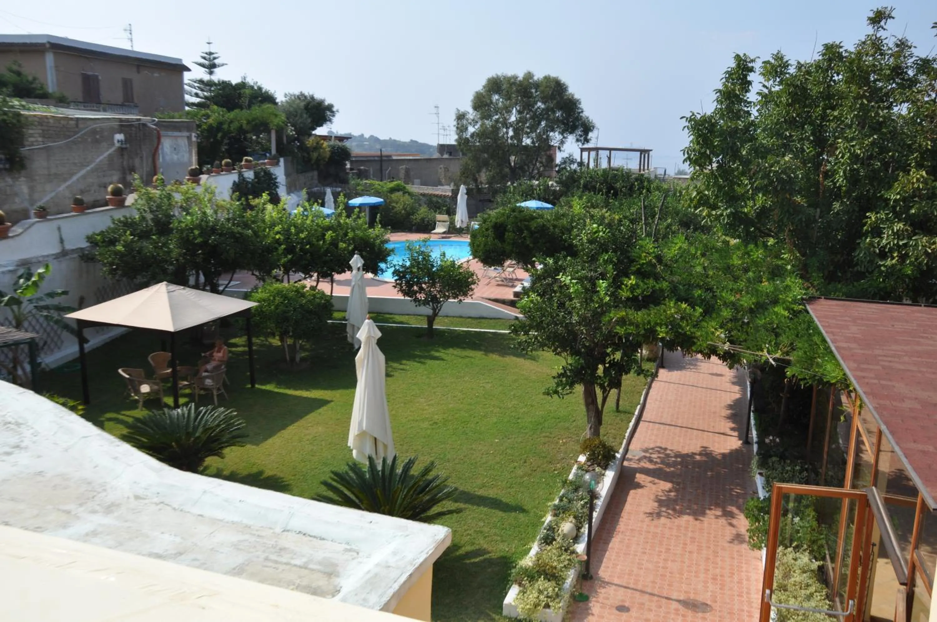 Garden view in Hotel Savoia