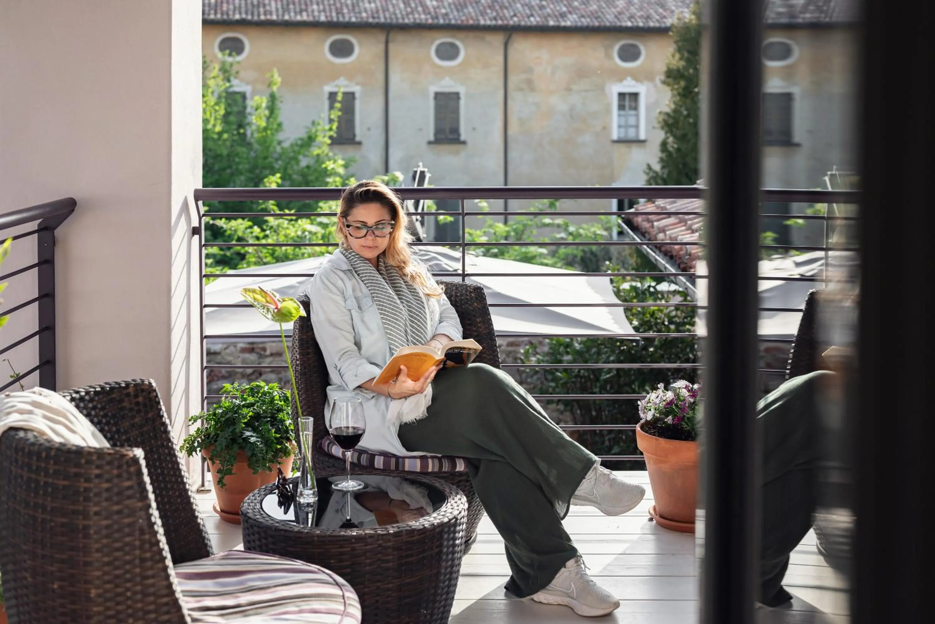 Balcony/Terrace in Uve Rooms & Wine Bar