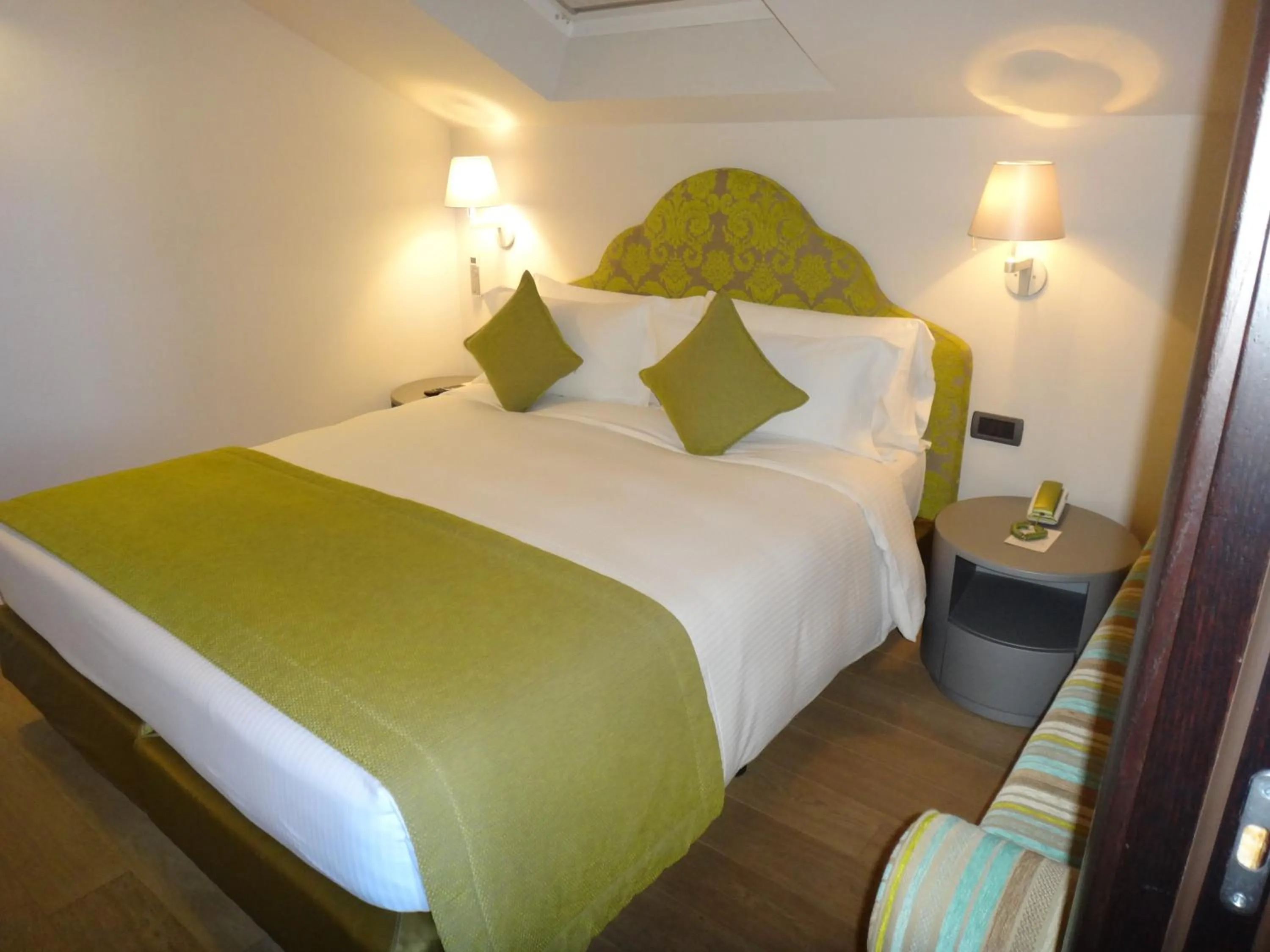 Bed in Hotel Ariston & Apartments