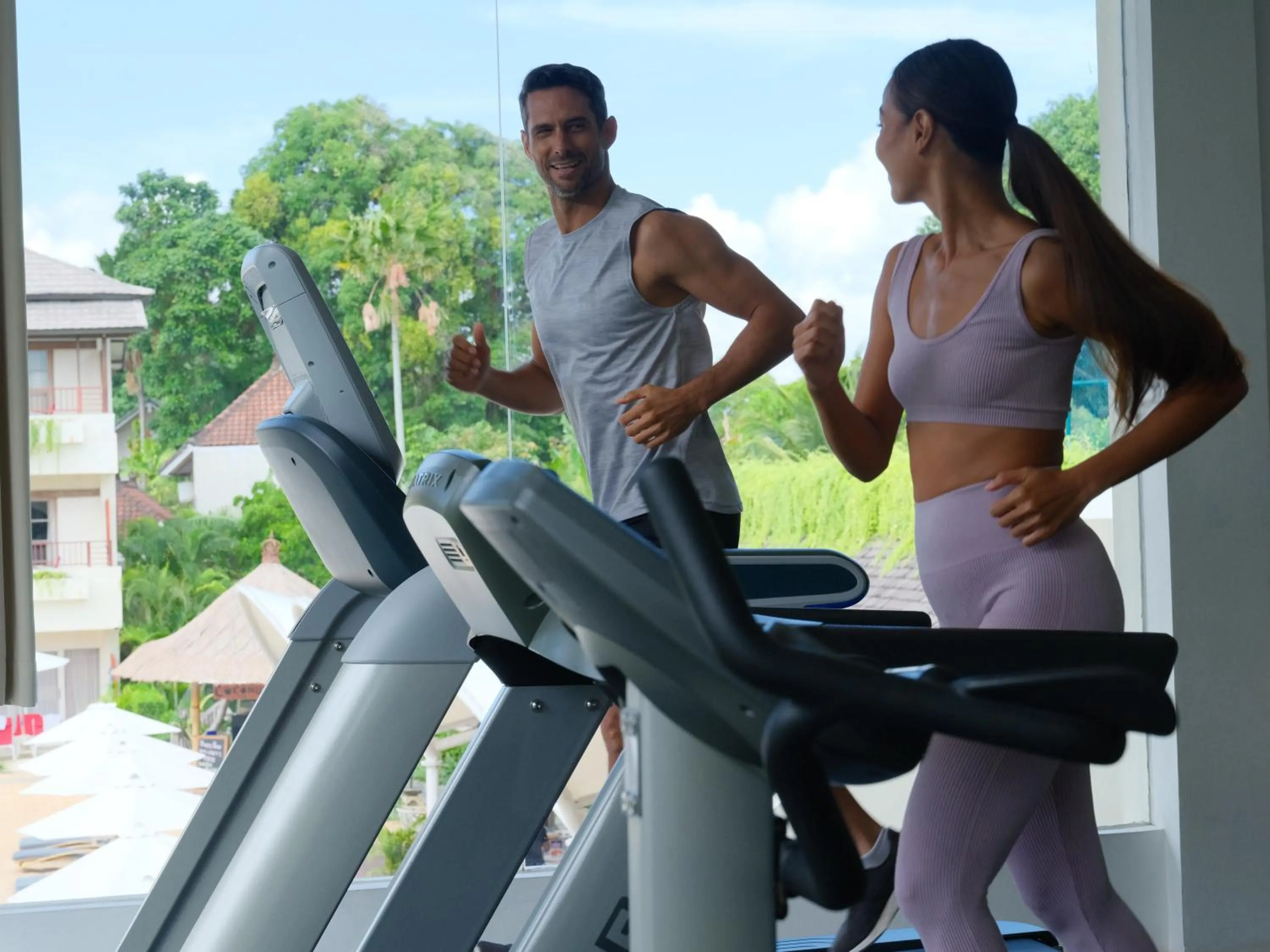 Fitness centre/facilities in Blu-Zea Resort by Double-Six