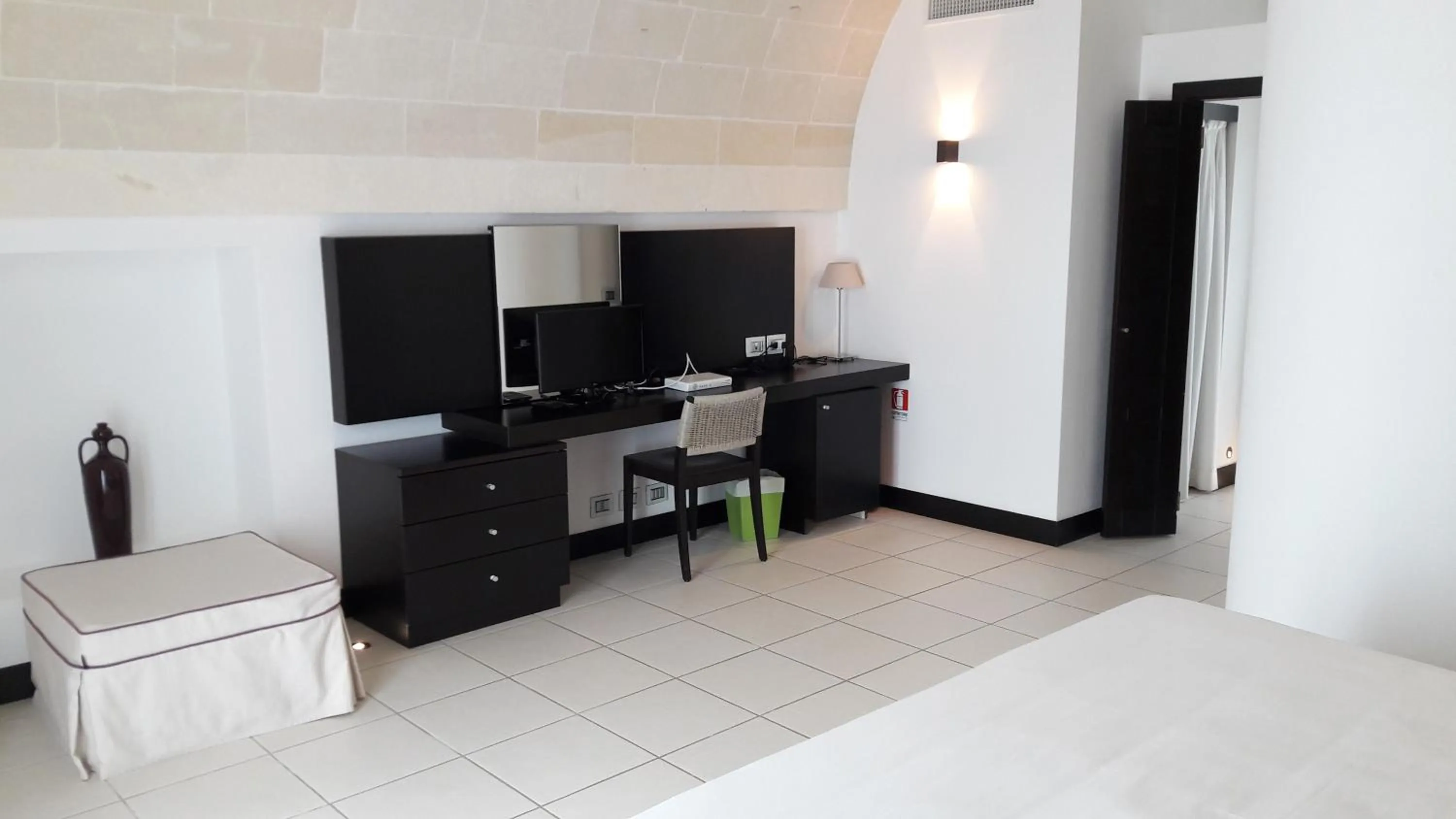 Bed in Masseria Bagnara Resort & Spa