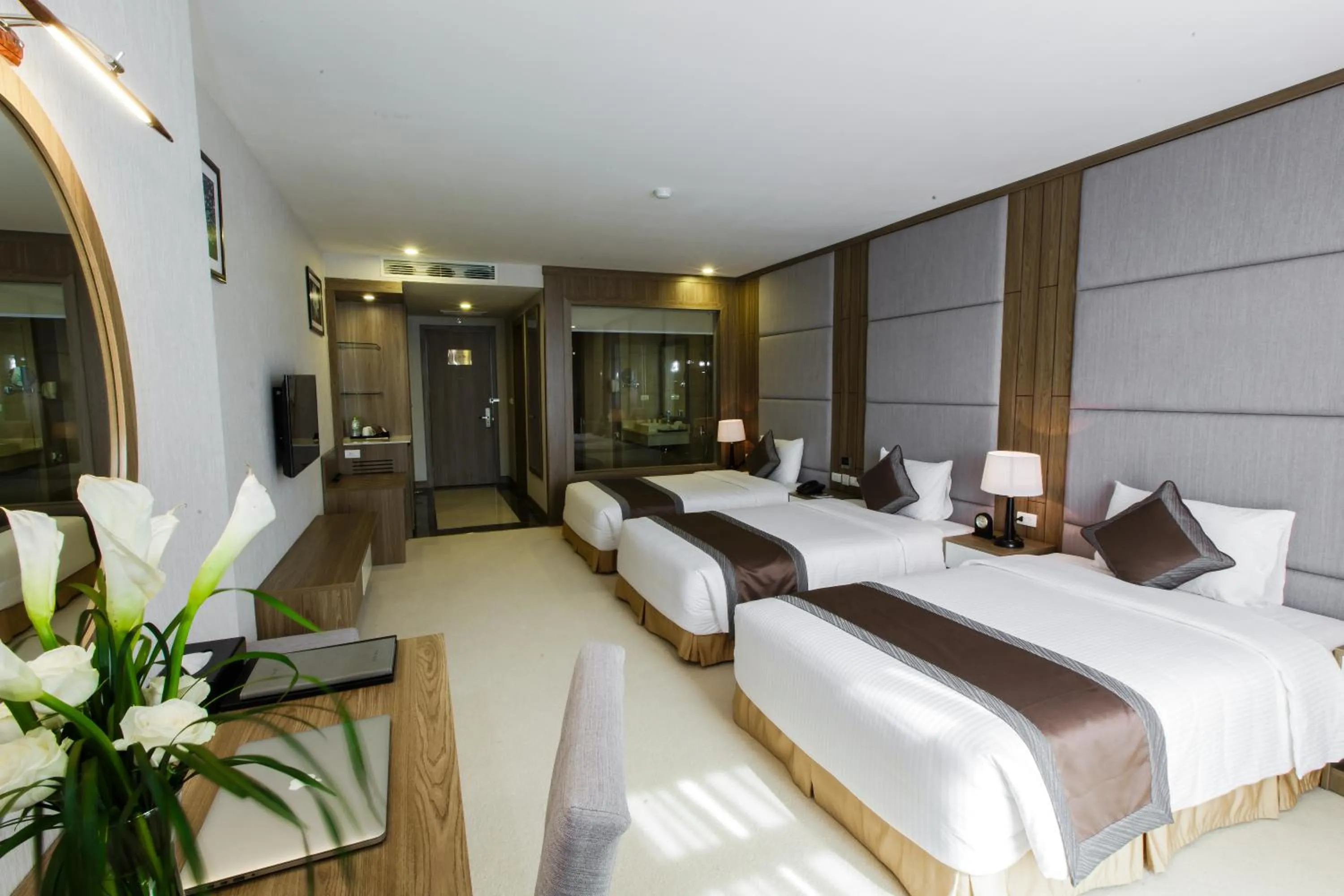 Bedroom, Bed in Muong Thanh Luxury Ha Nam