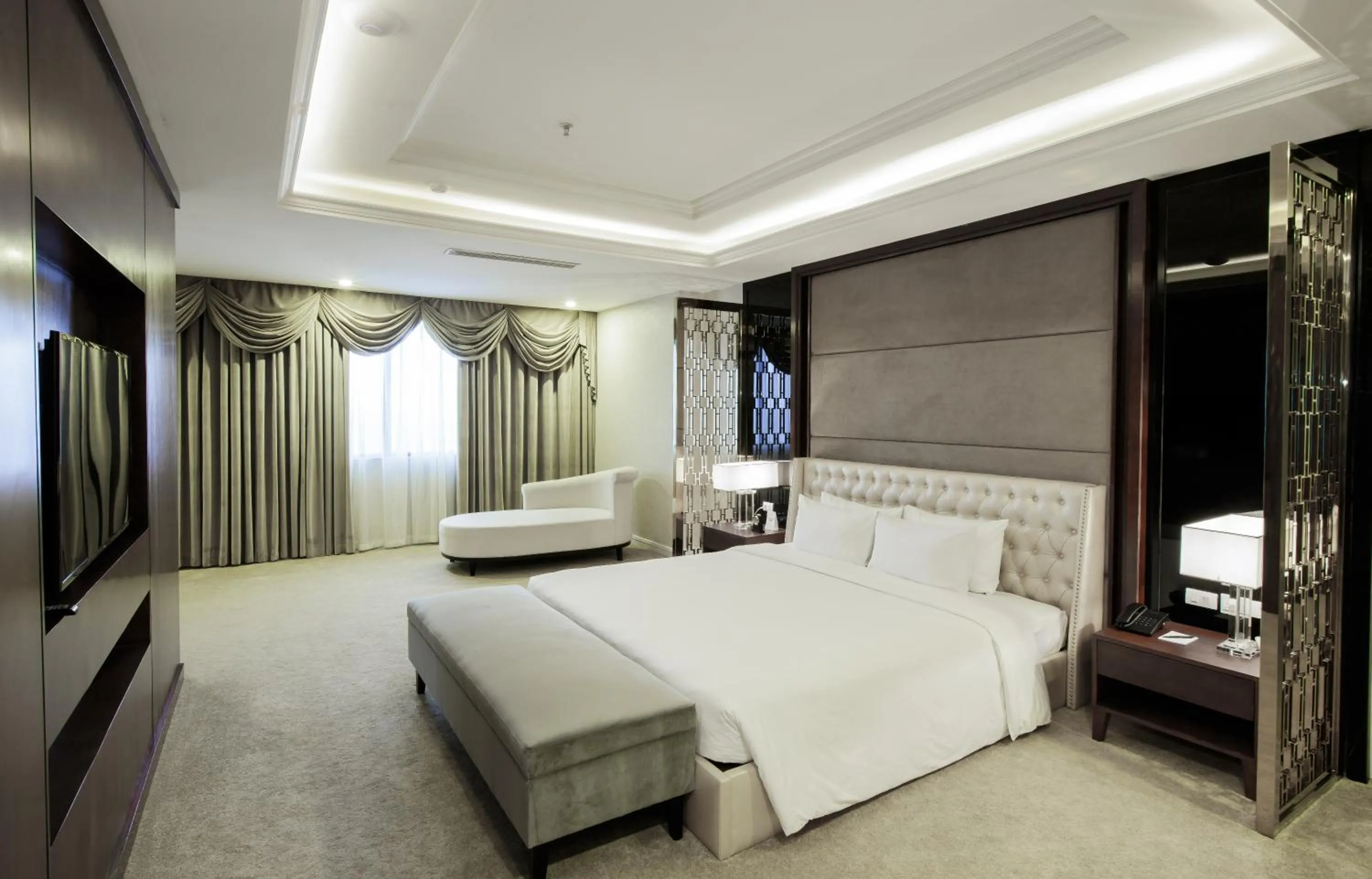Bedroom, Bed in Muong Thanh Luxury Ha Nam