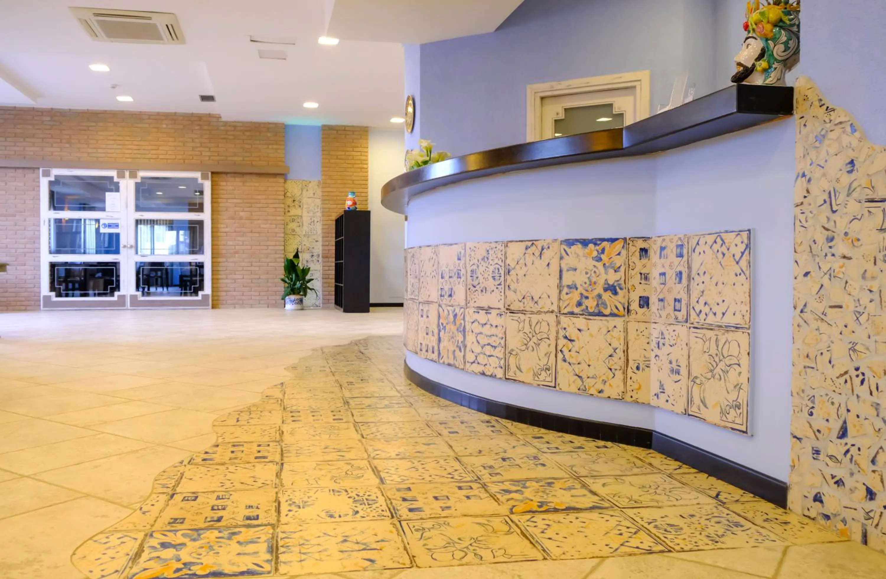 Lobby or reception in Hotel Baglio Di Scopello