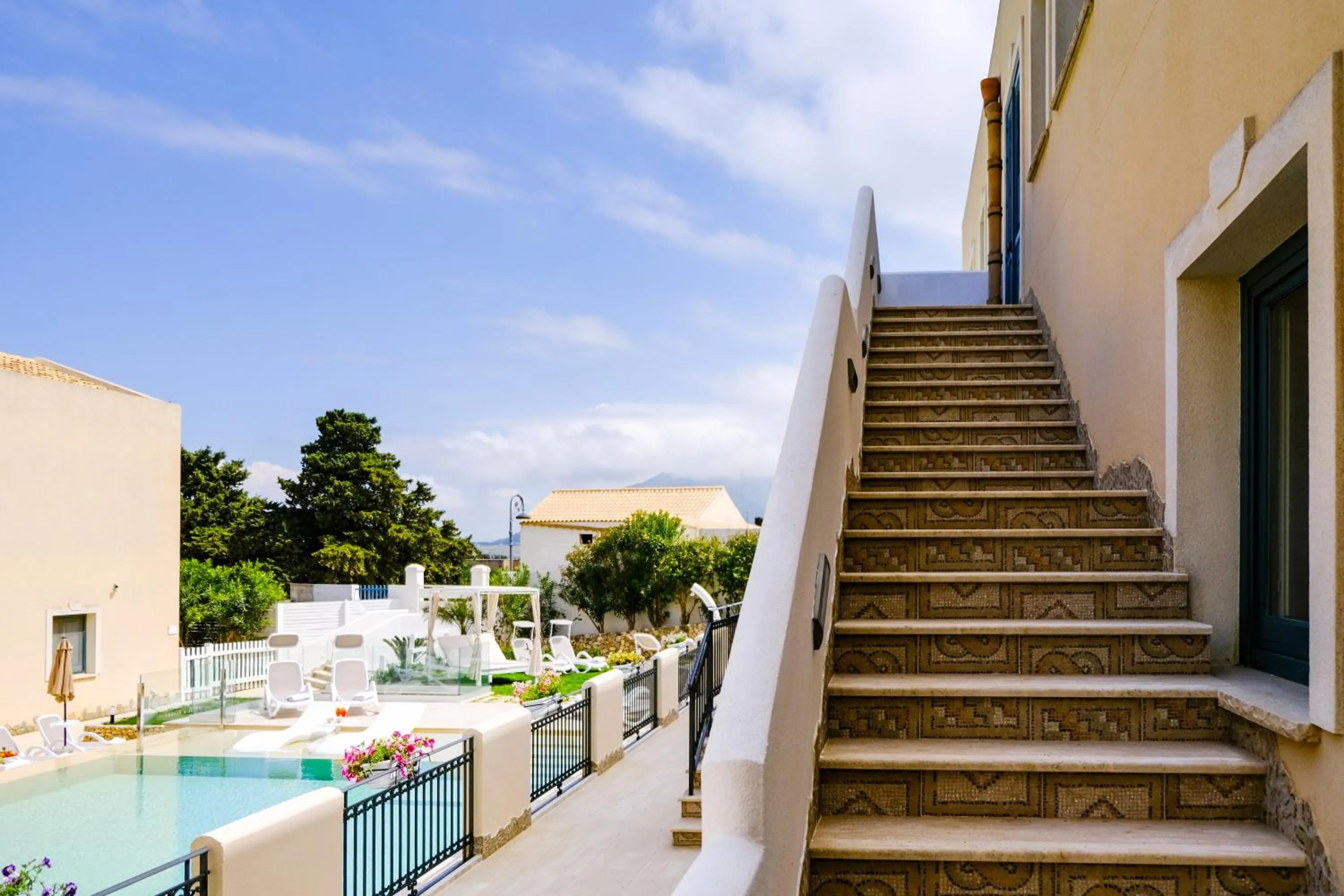 Swimming pool in Hotel Baglio Di Scopello