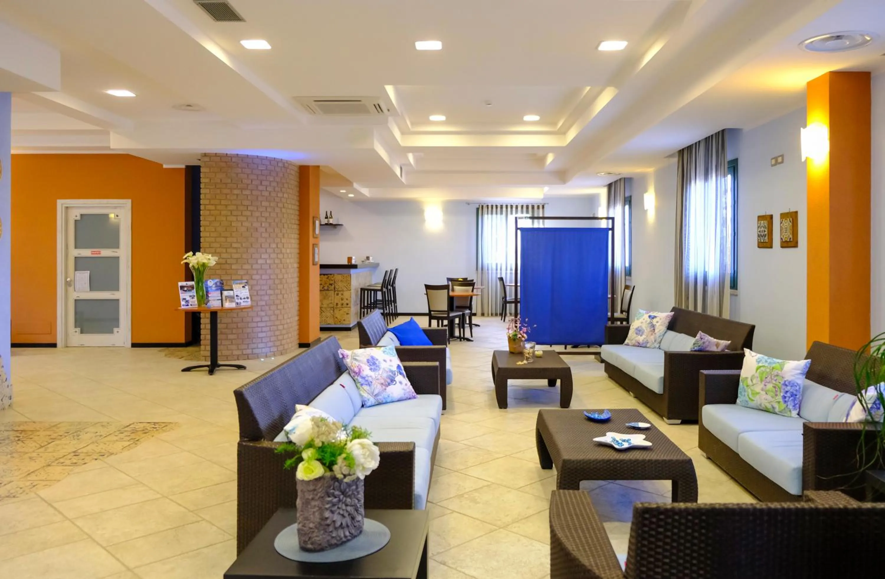 Lobby or reception in Hotel Baglio Di Scopello