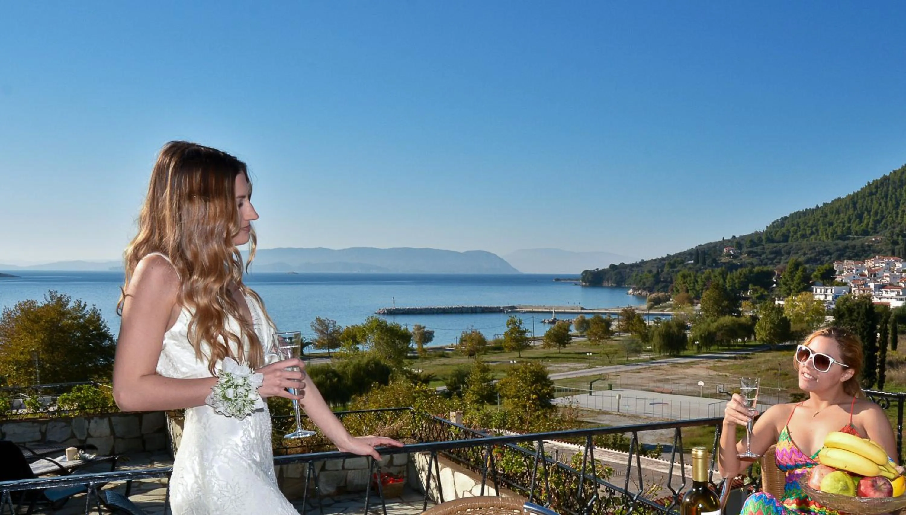 Balcony/Terrace in Hovolo Hotel Apartments