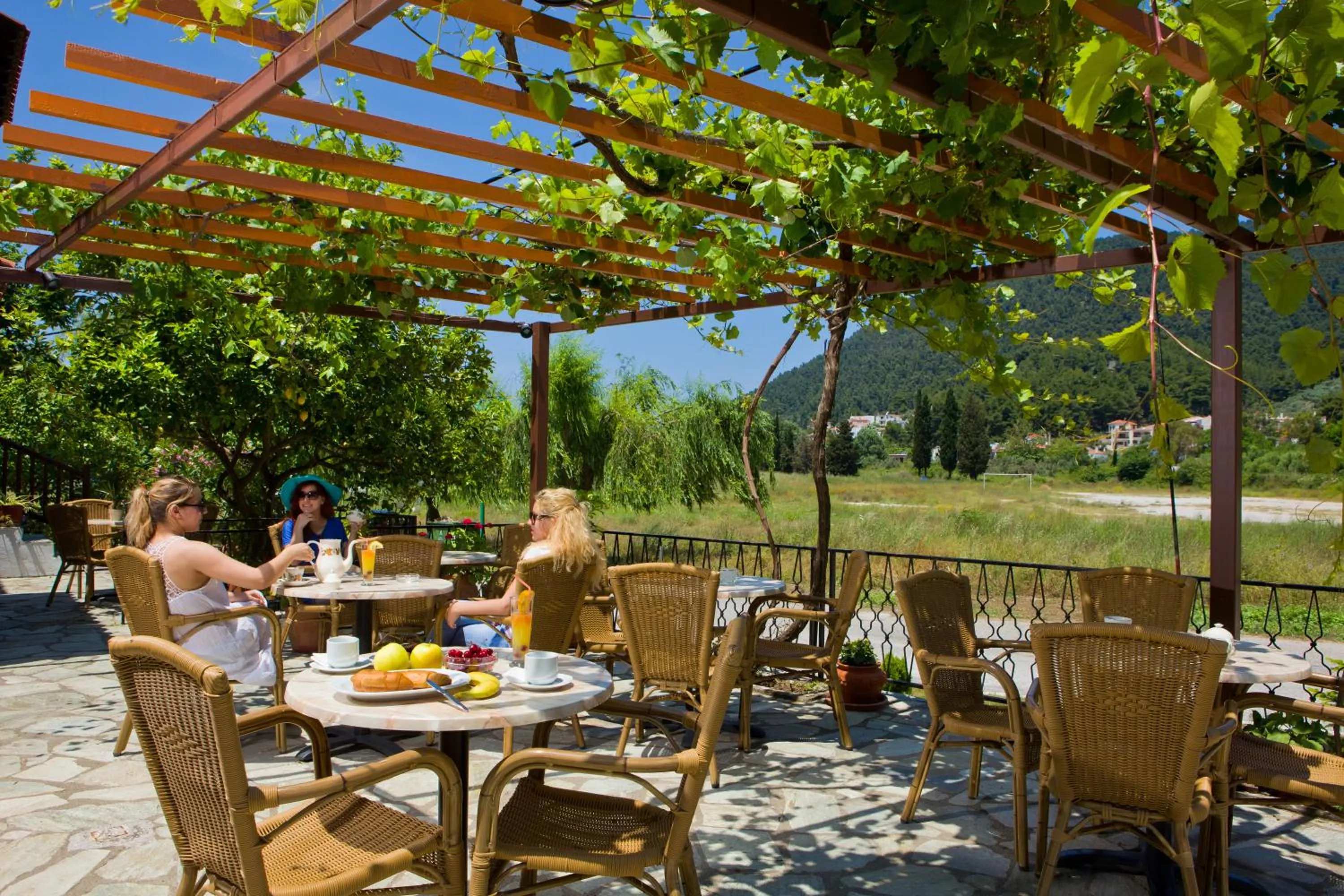 Facade/entrance in Hovolo Hotel Apartments