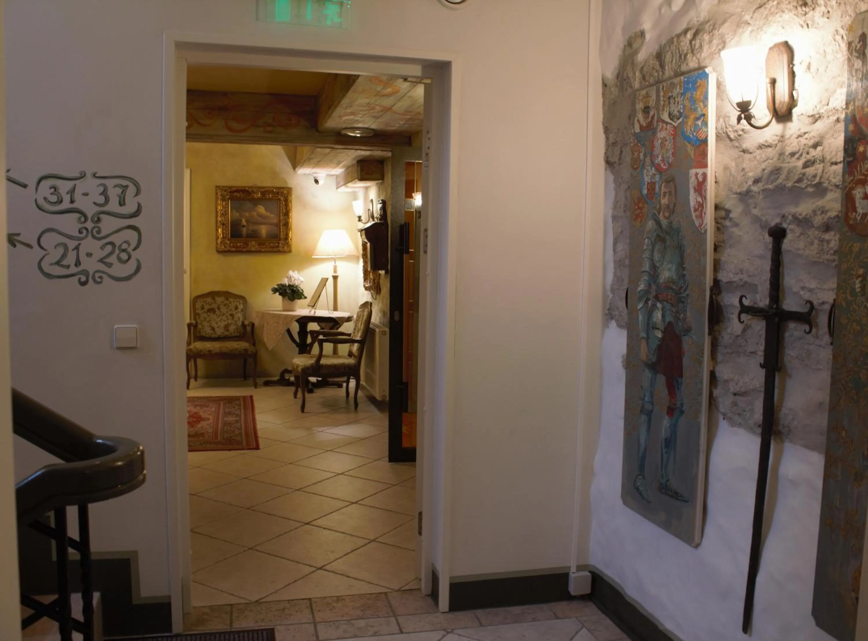 Lobby or reception in Taanilinna Hotell