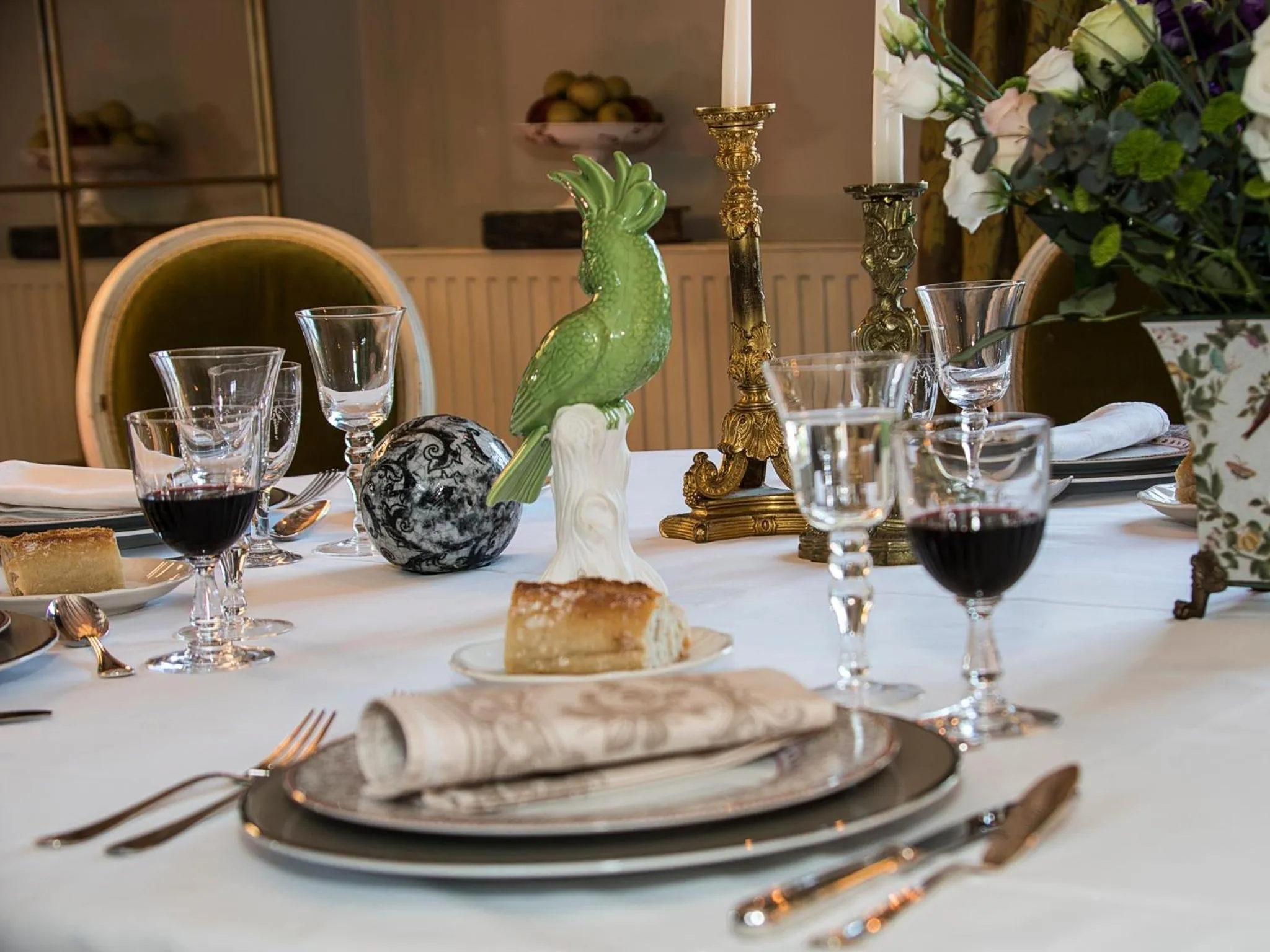 Dinner in Le Manoir de Maucartier