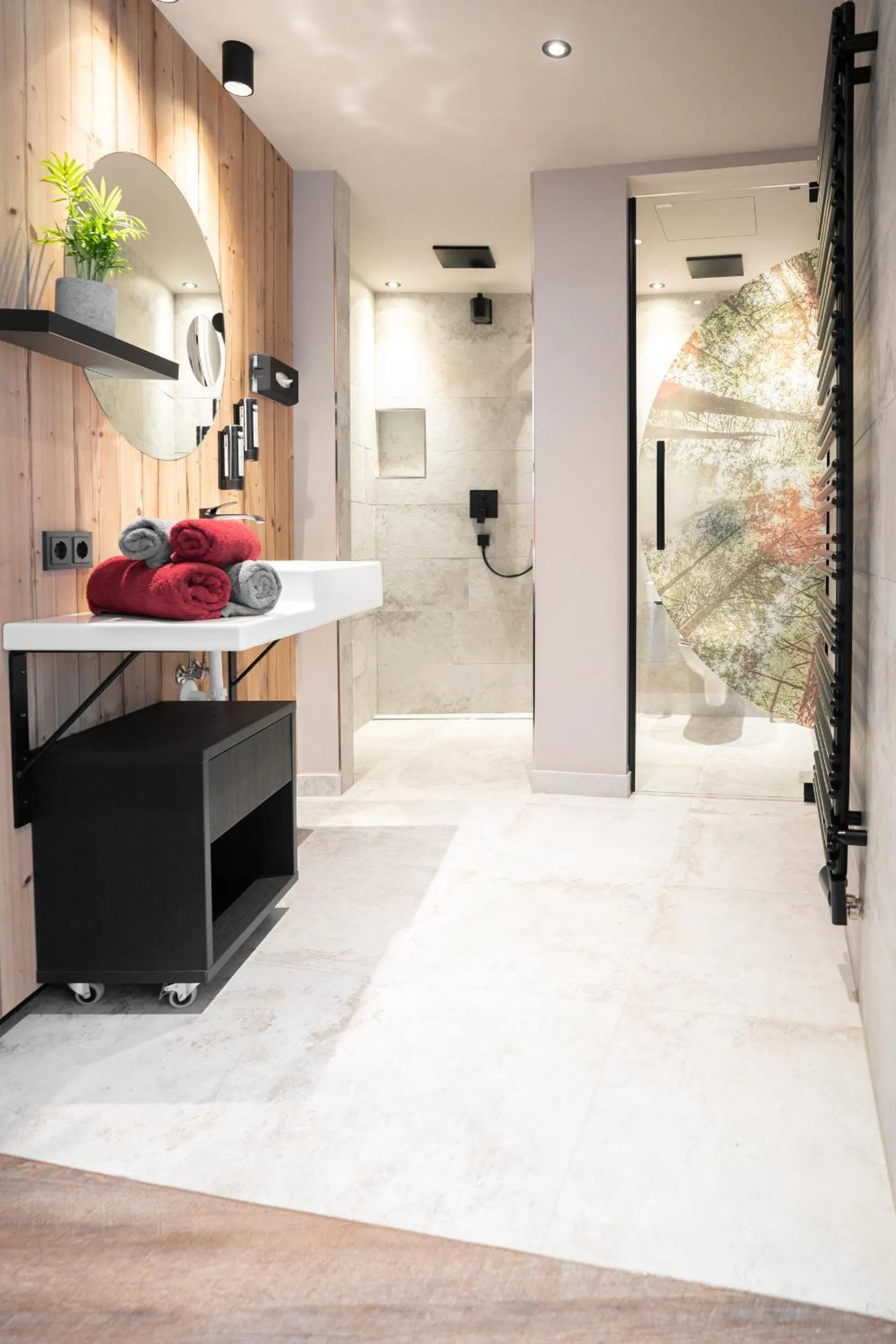 Bathroom in Hotel Astrid - Ski In - Ski Out