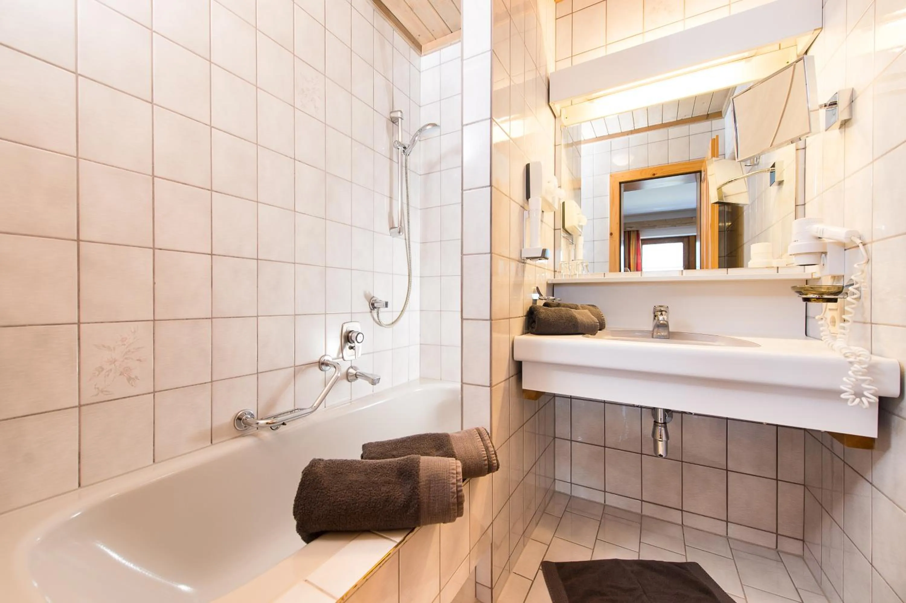 Bathroom in Hotel Astrid - Ski In - Ski Out