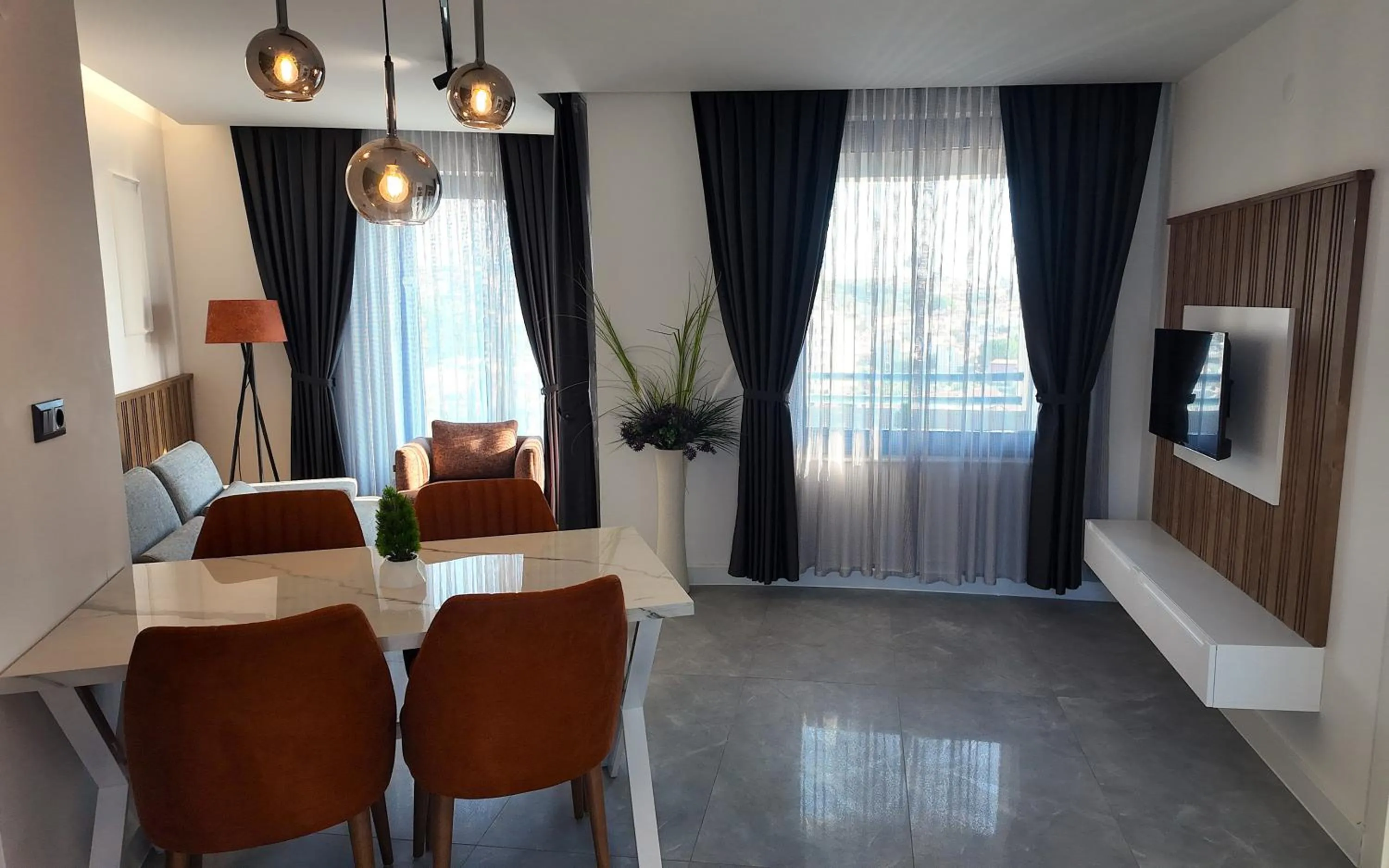 Living room in Happy Apart Hotel