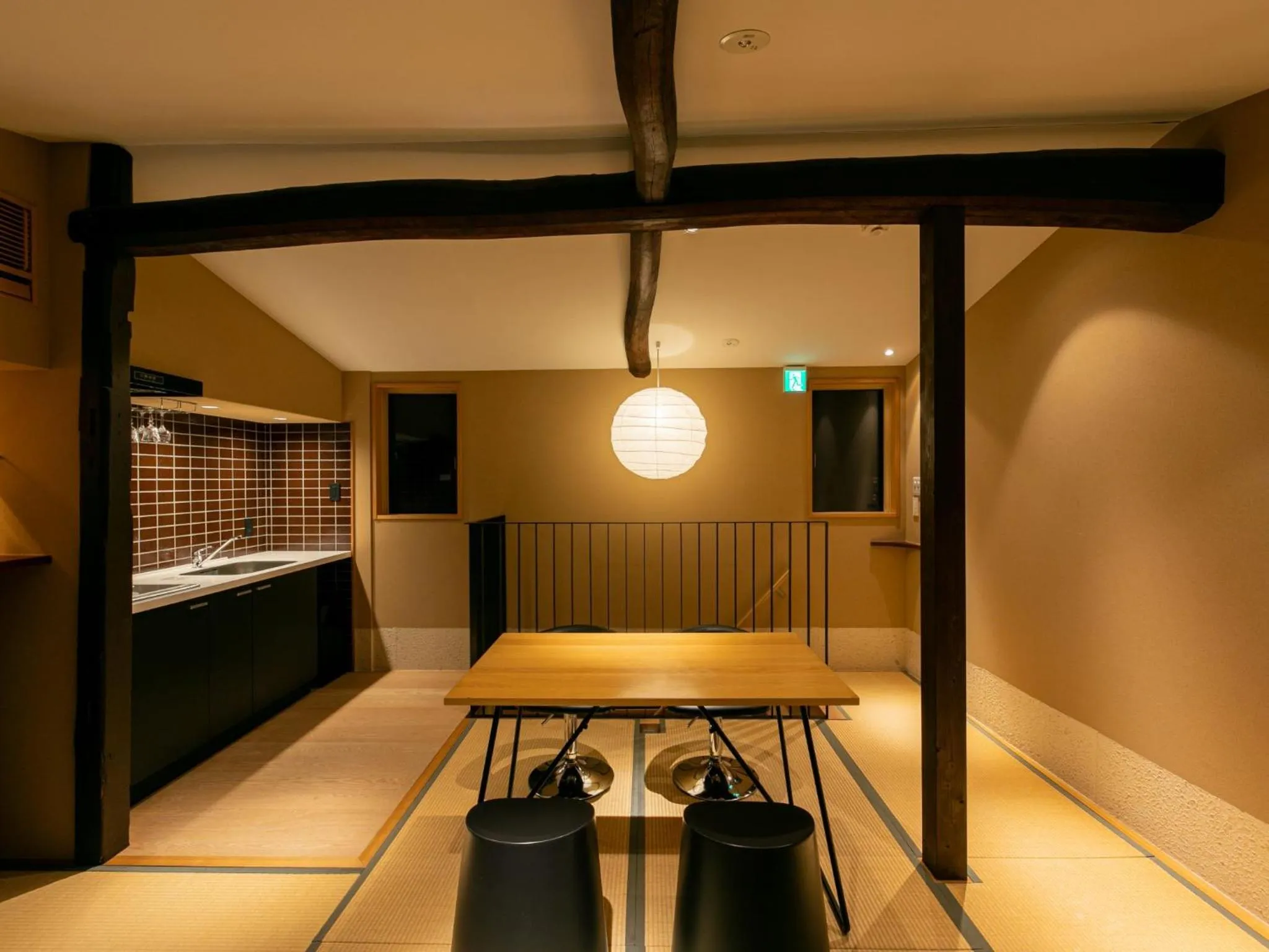 Dining area in Shirasagi Kyoto
