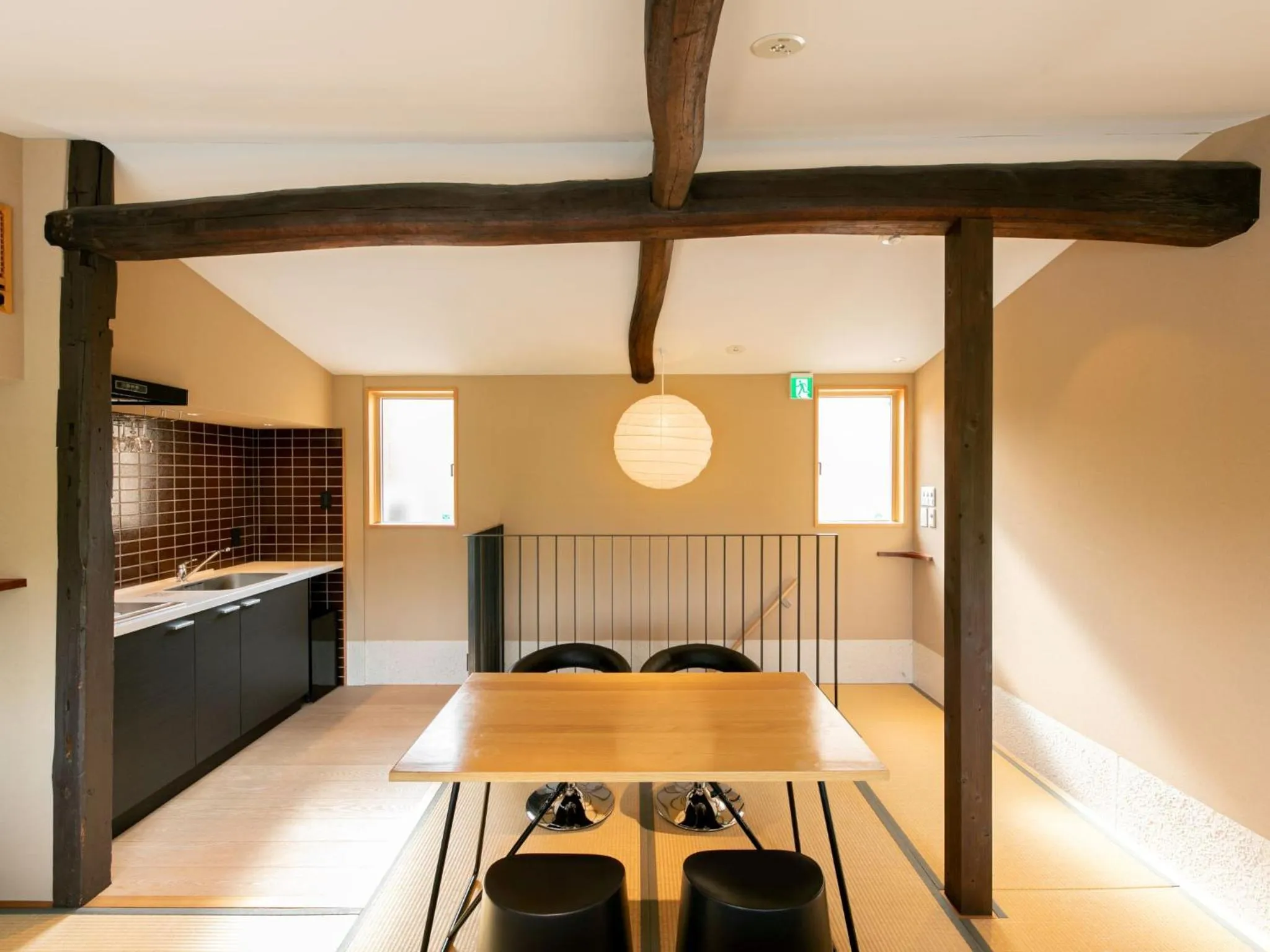 Dining area in Shirasagi Kyoto