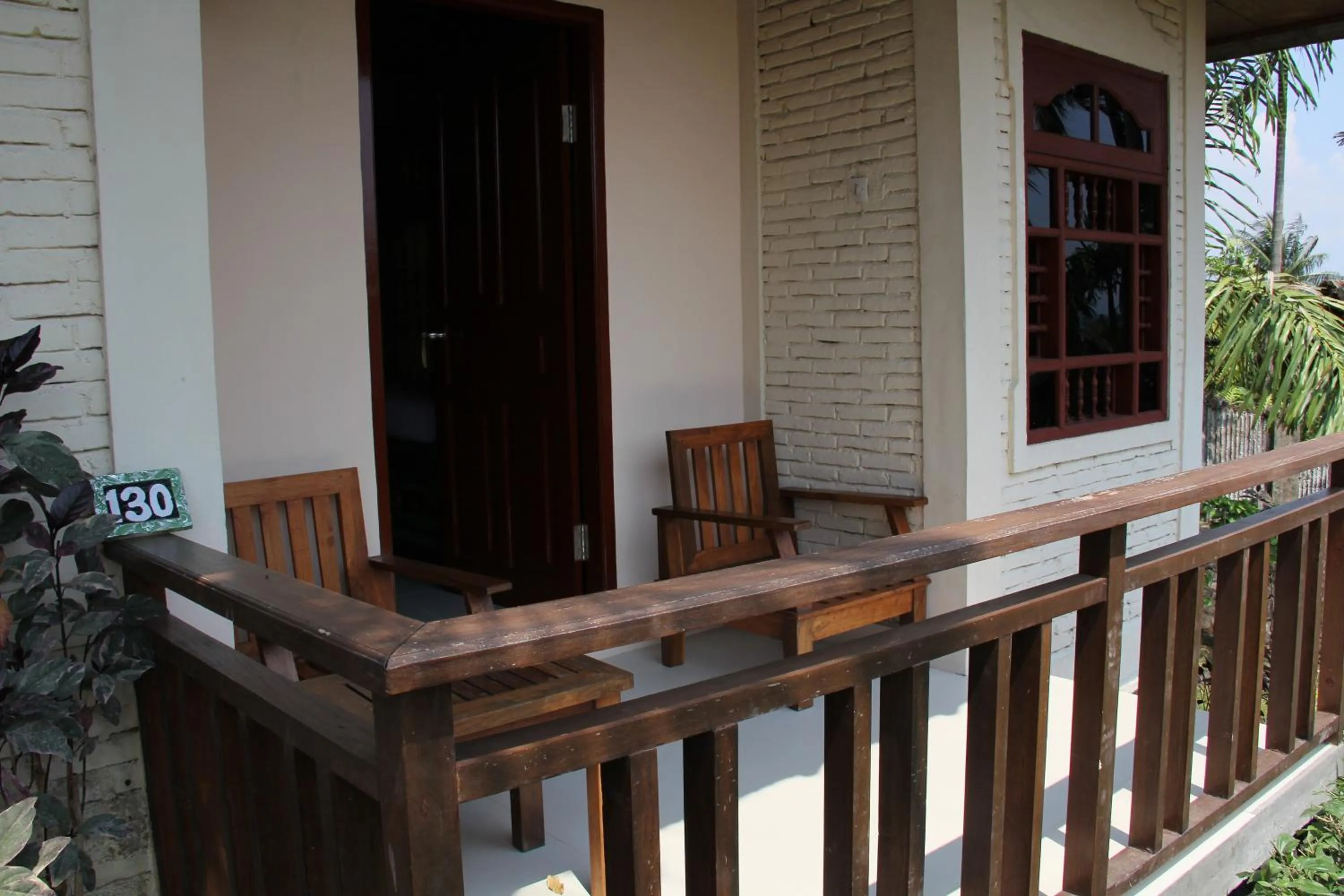 Balcony/Terrace in Puri Bunga Beach Cottages