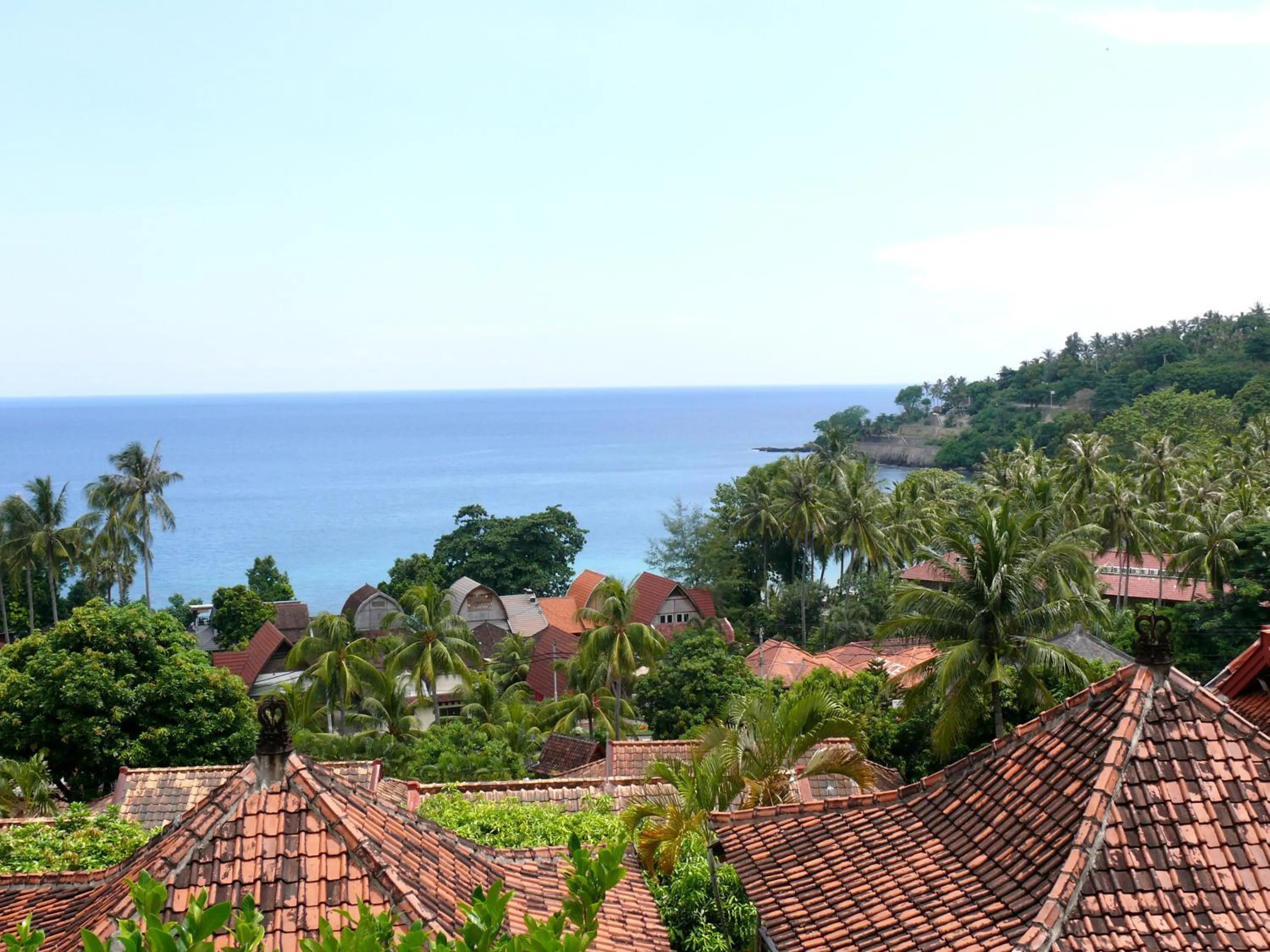 Sea view in Puri Bunga Beach Cottages
