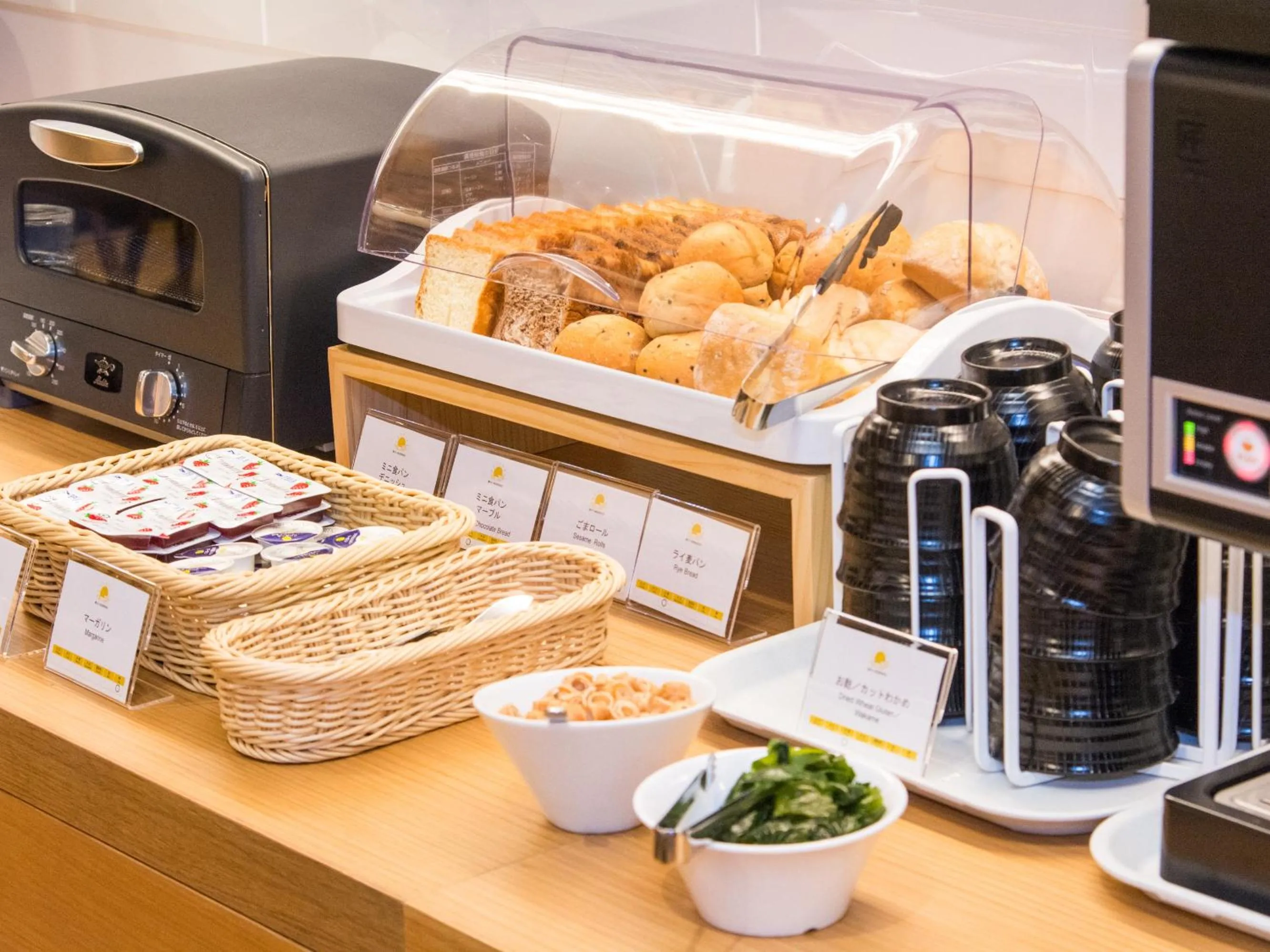 Buffet breakfast in HATAGO INN Shizuoka Yoshida IC