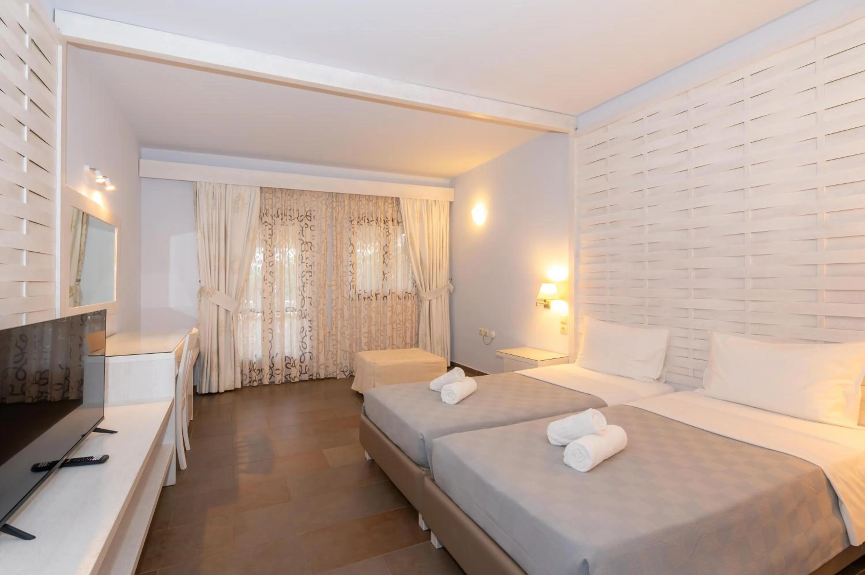 Bed in Aktaion Resort