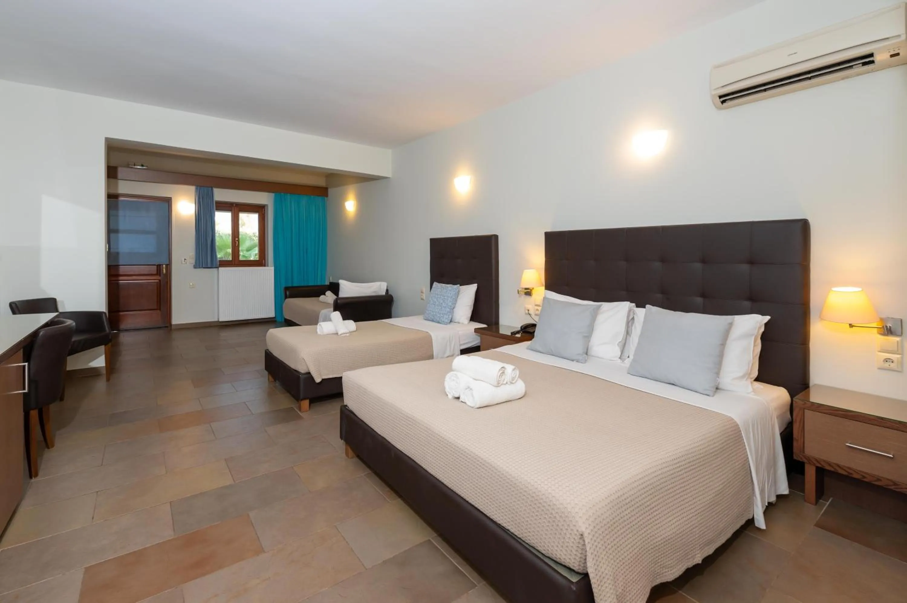 Bed in Aktaion Resort