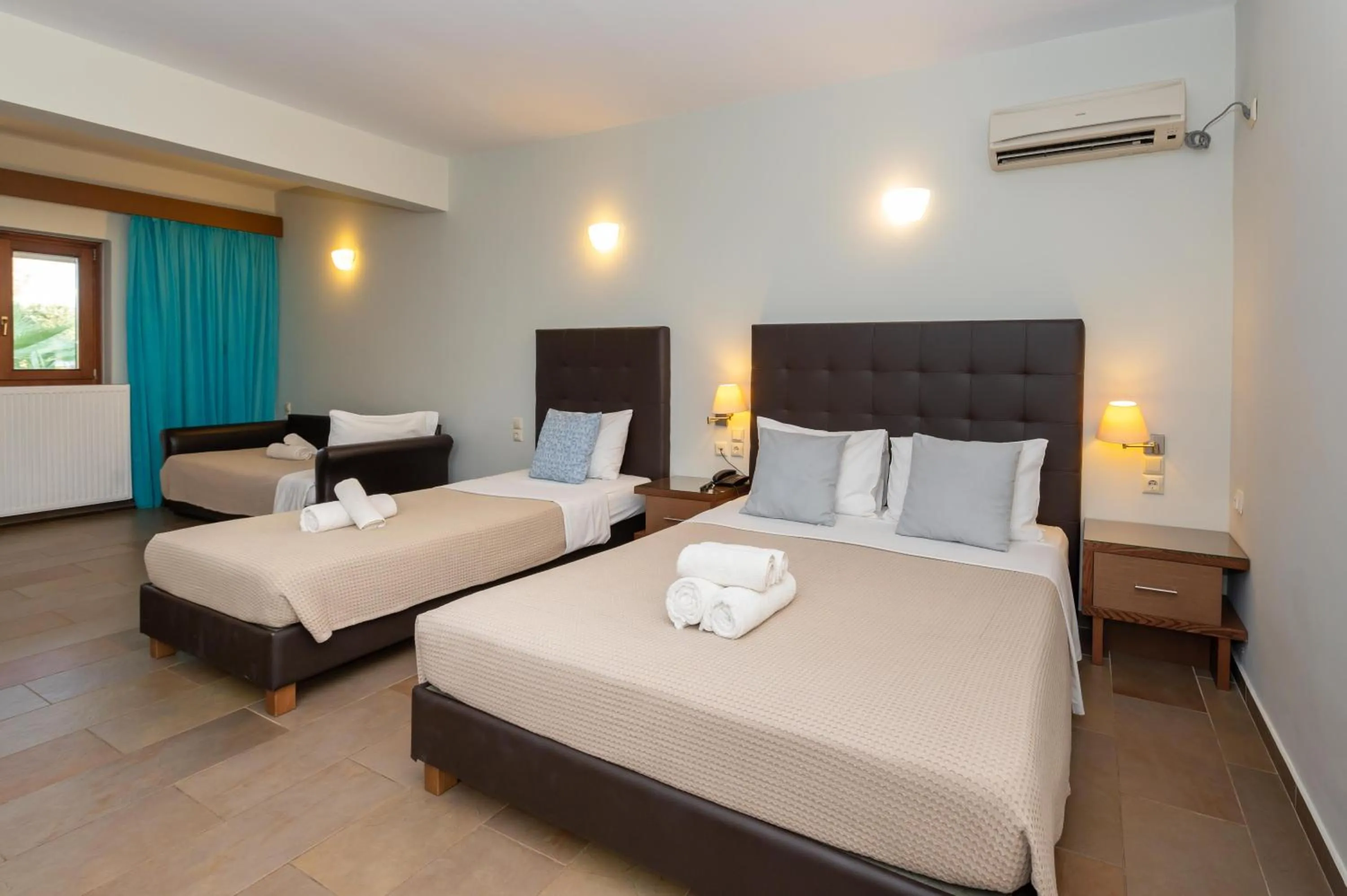 Bed in Aktaion Resort