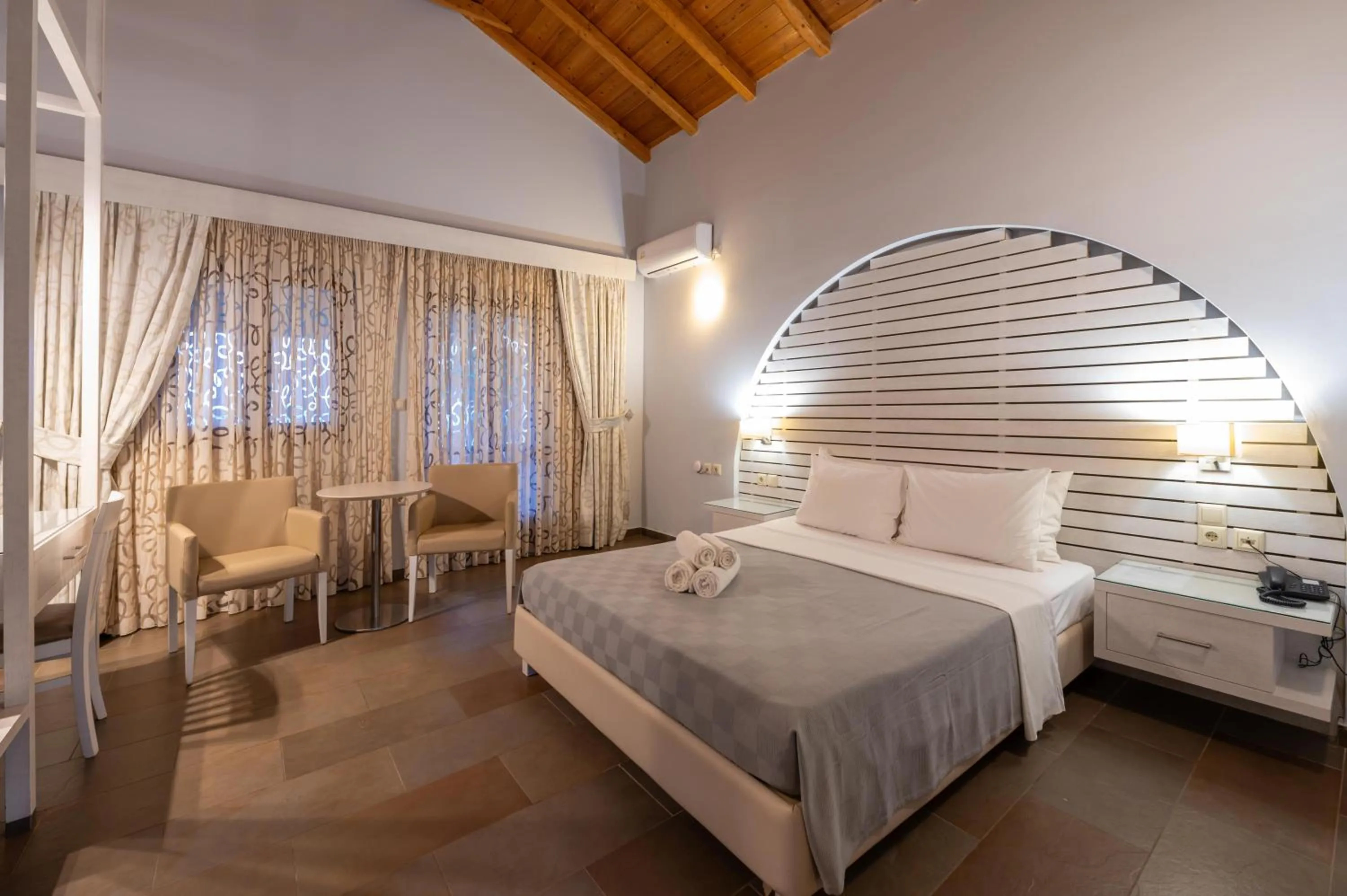 Bed in Aktaion Resort