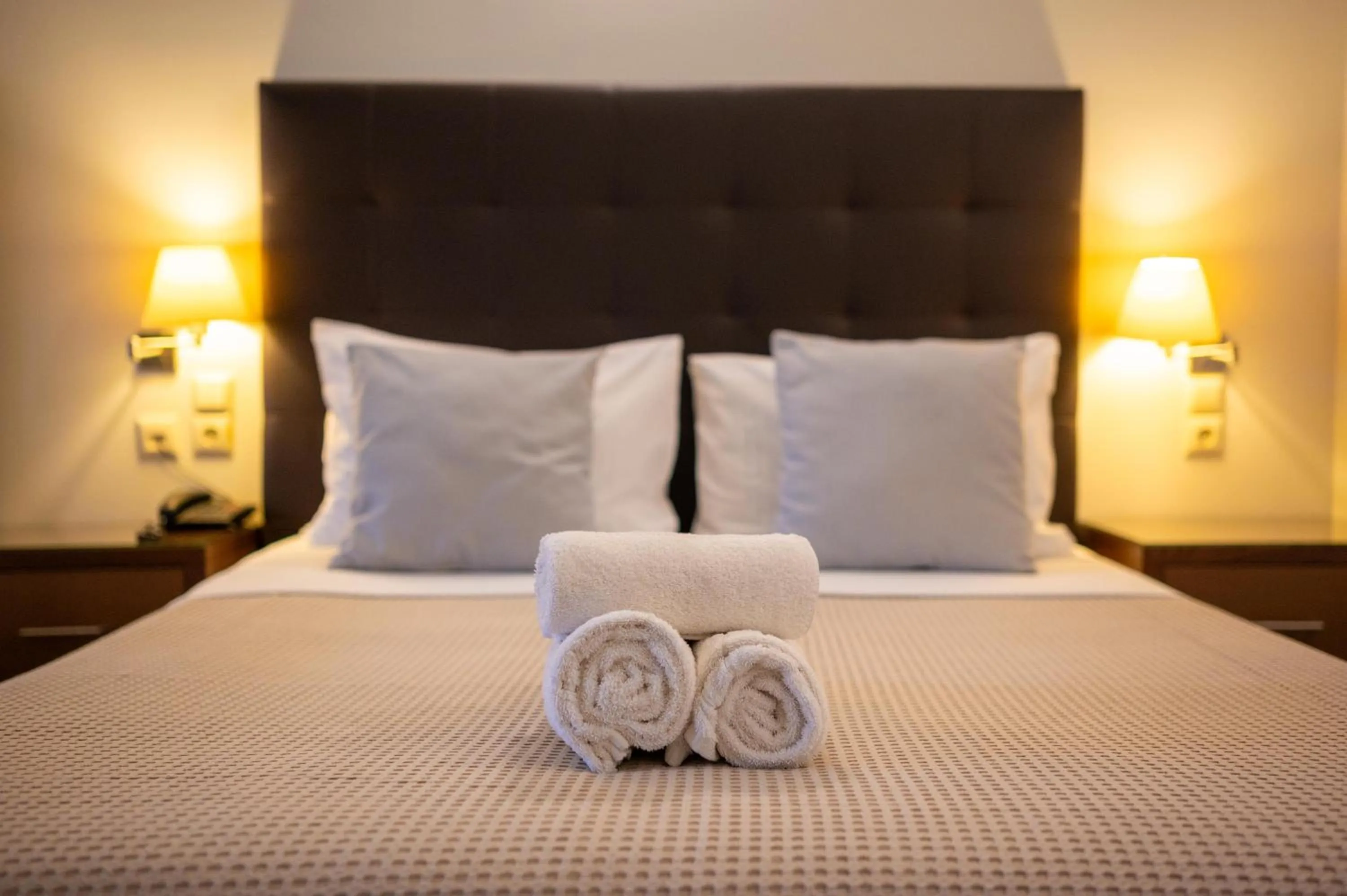 Bed in Aktaion Resort