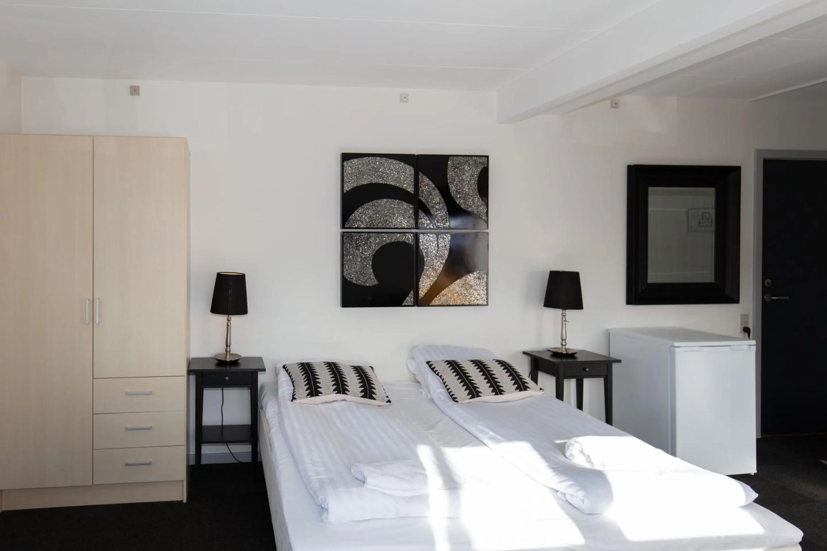 Bed in Skagen Hotel Annex