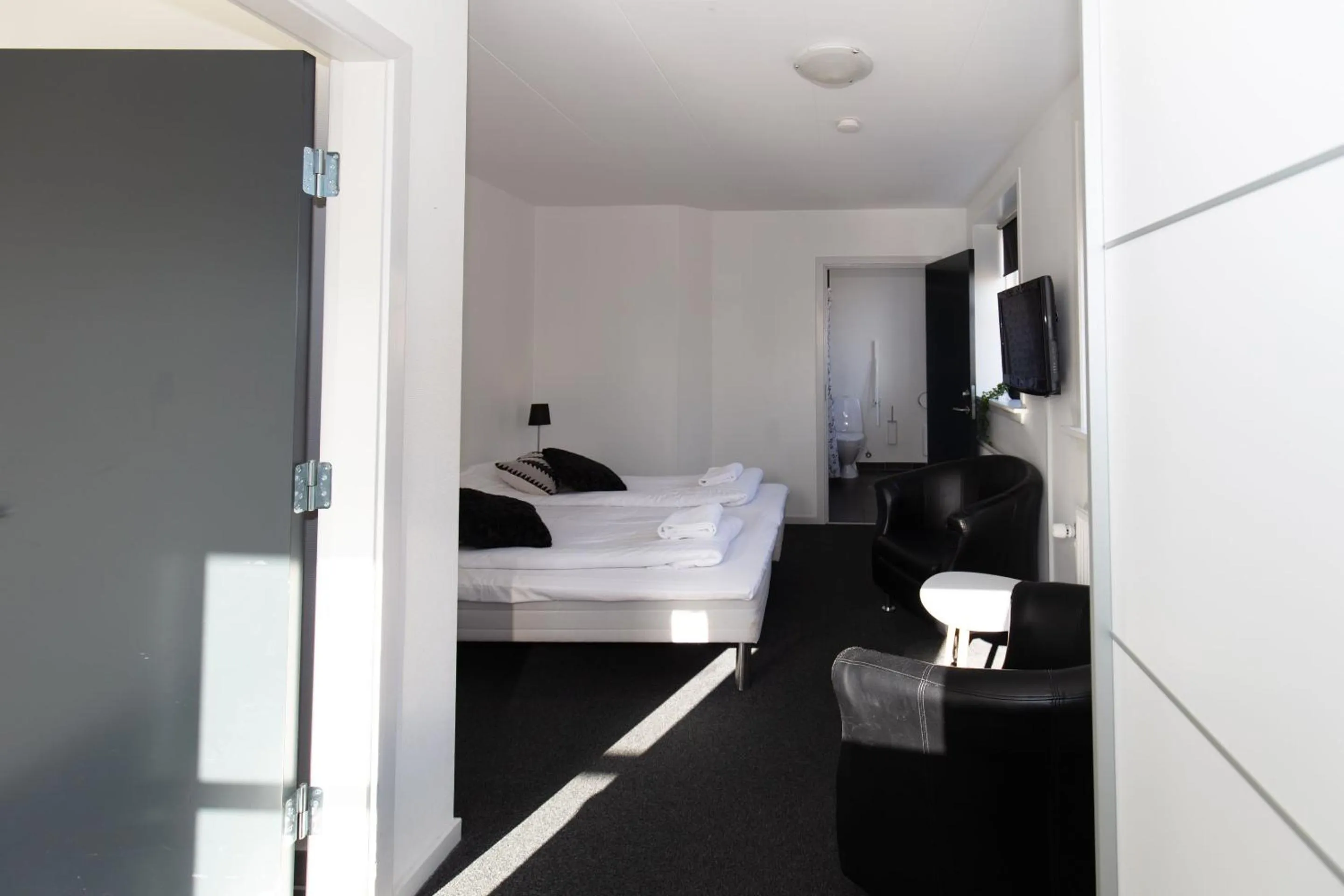 Bed in Skagen Hotel Annex