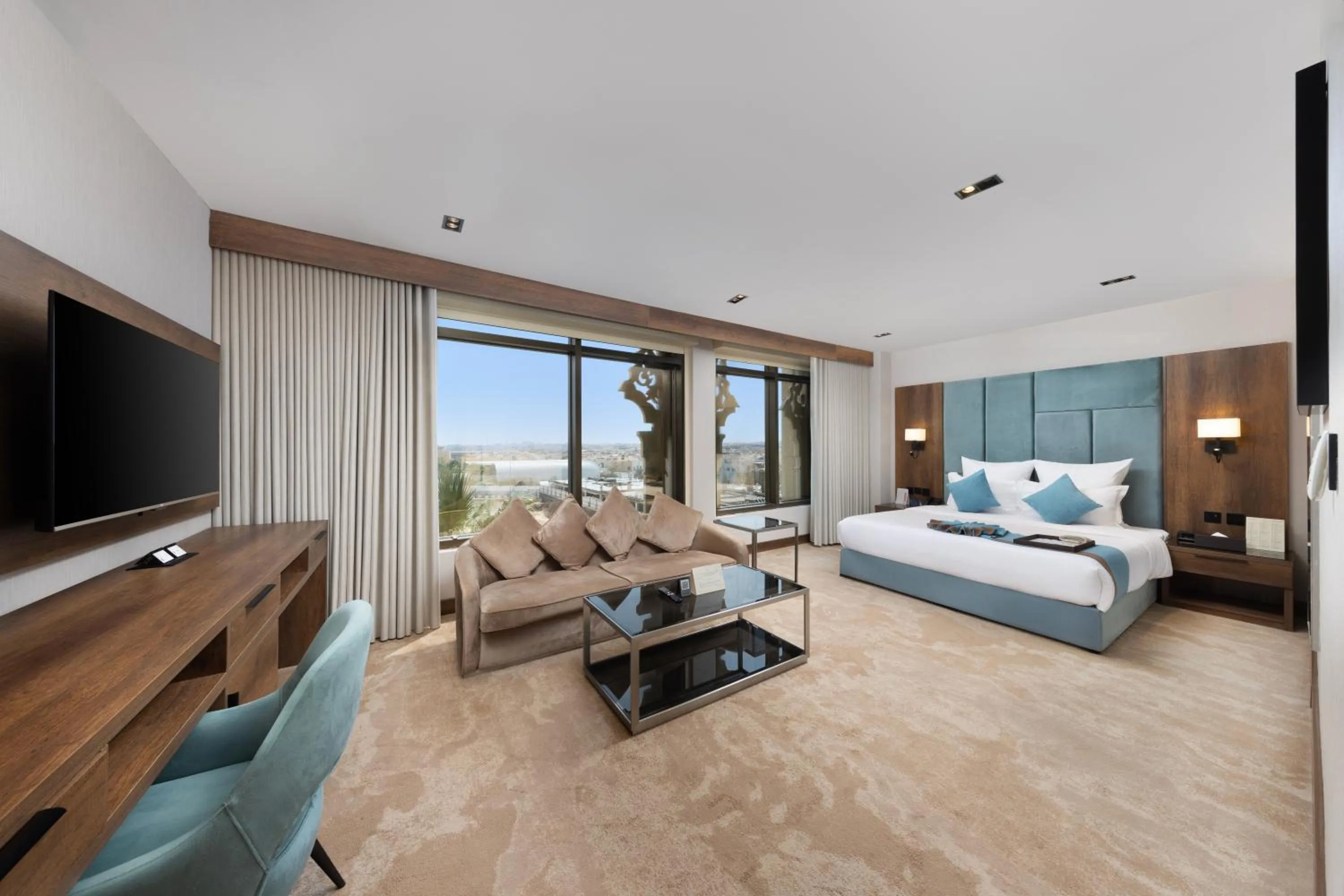 Bed in Madareem Hotel