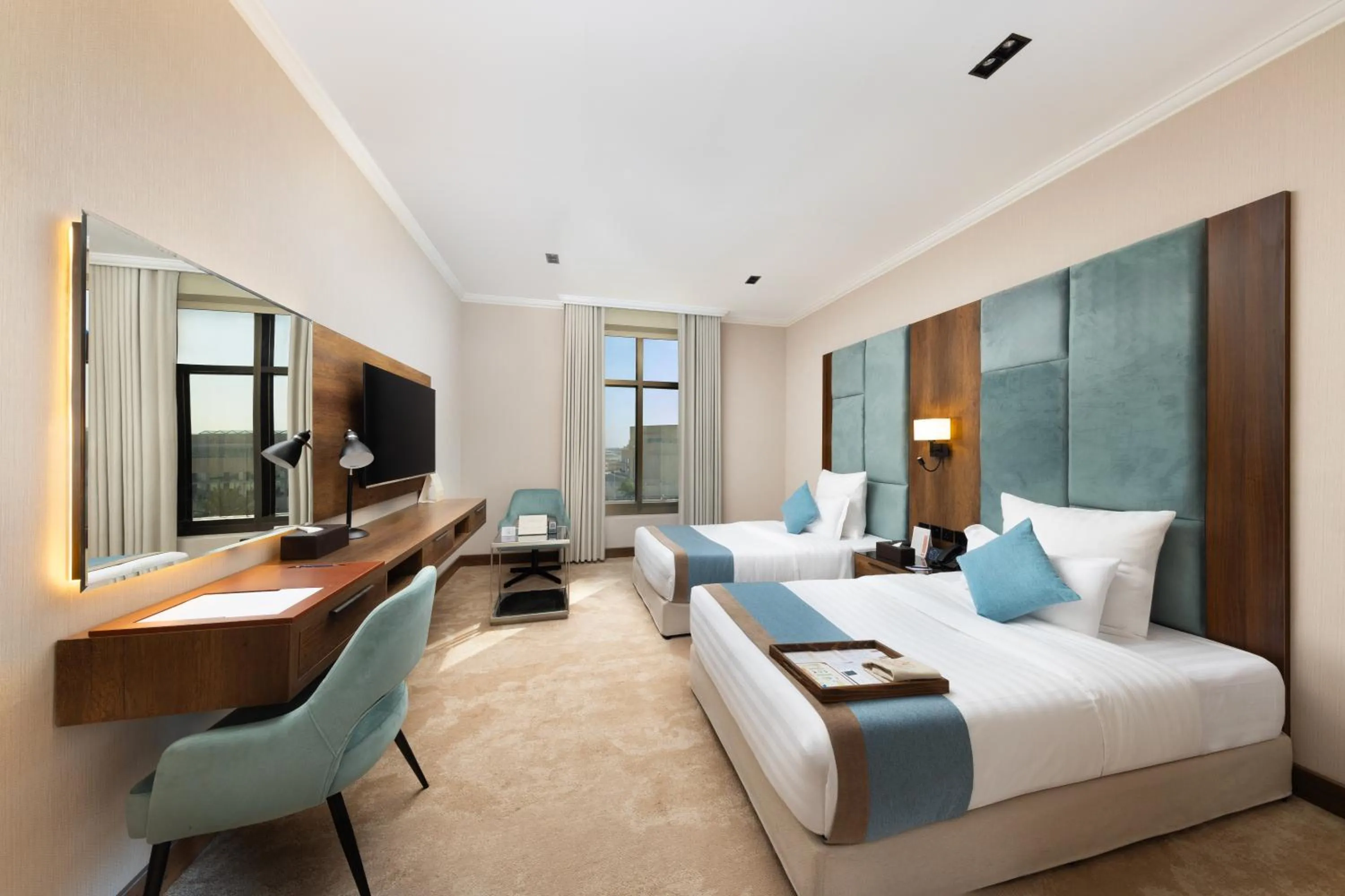 Bed in Madareem Hotel