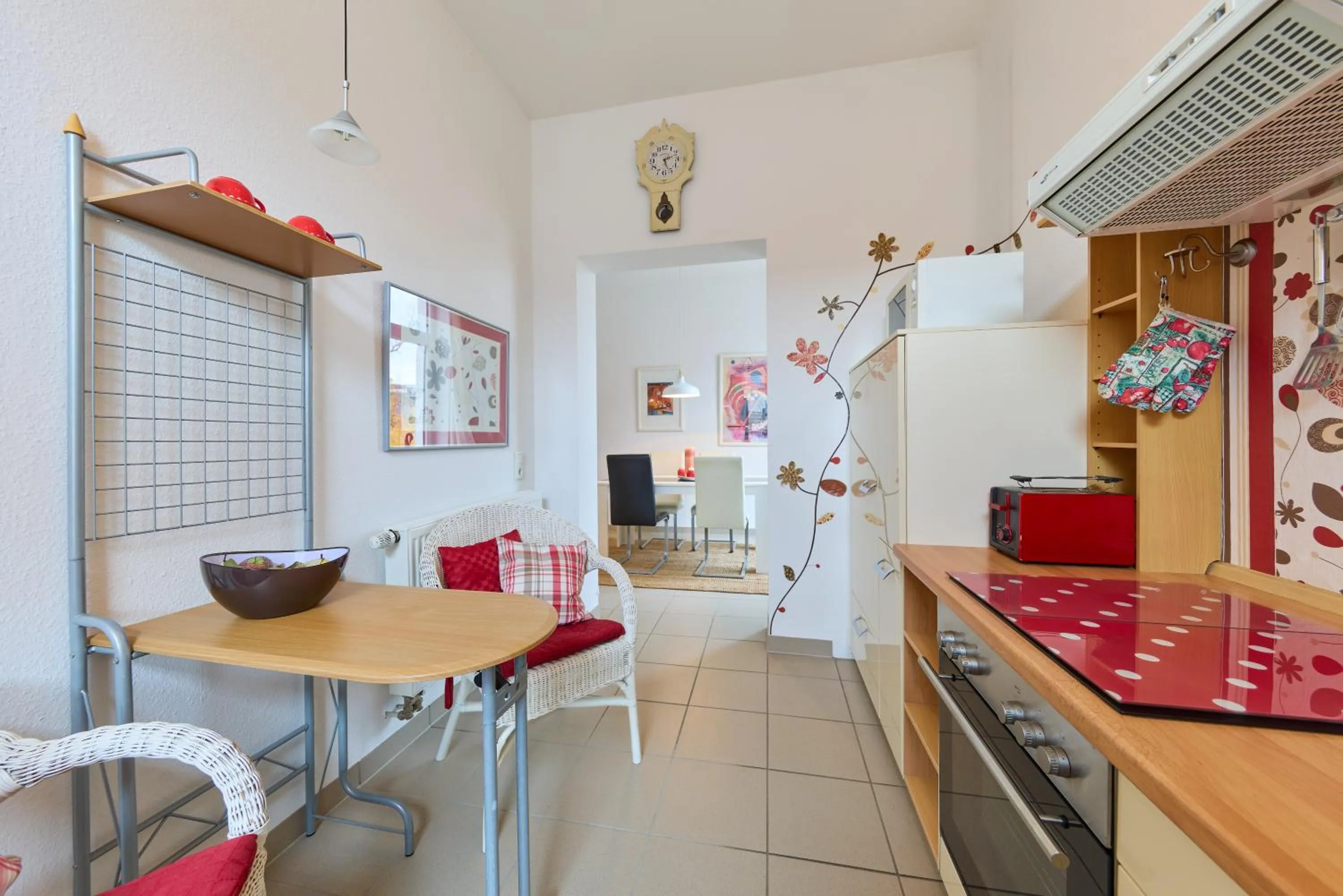 Kitchen or kitchenette in arador CITY Hotel