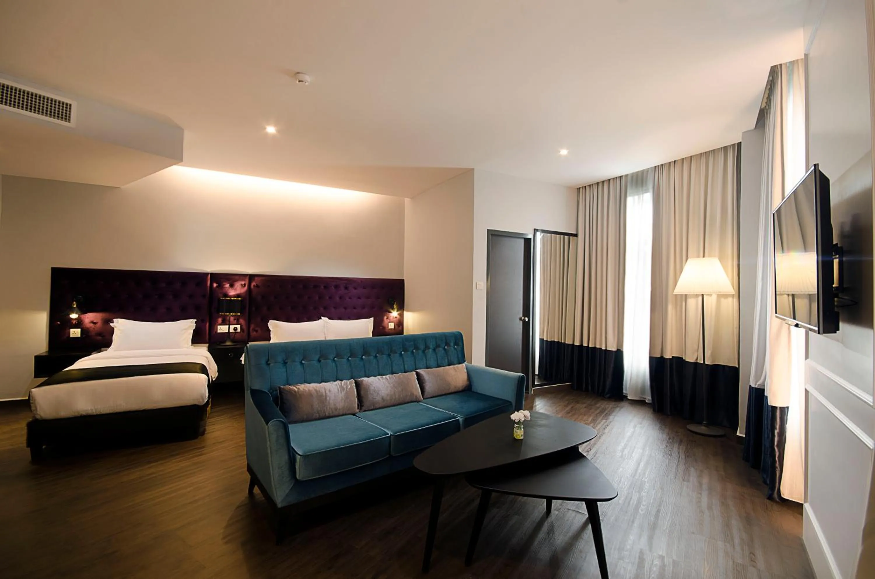 Bed in Palm Hotel Ipoh