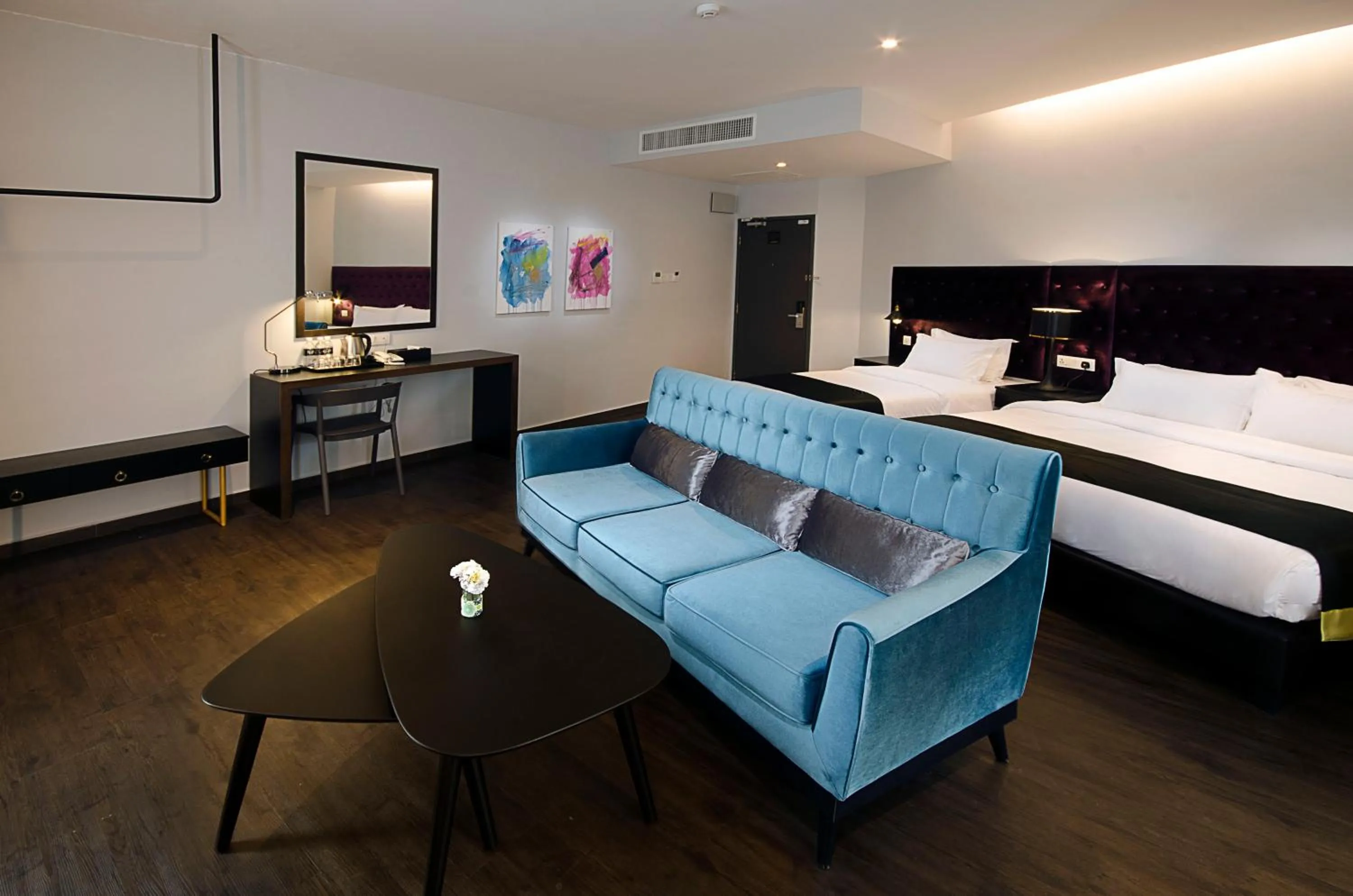 Bed in Palm Hotel Ipoh