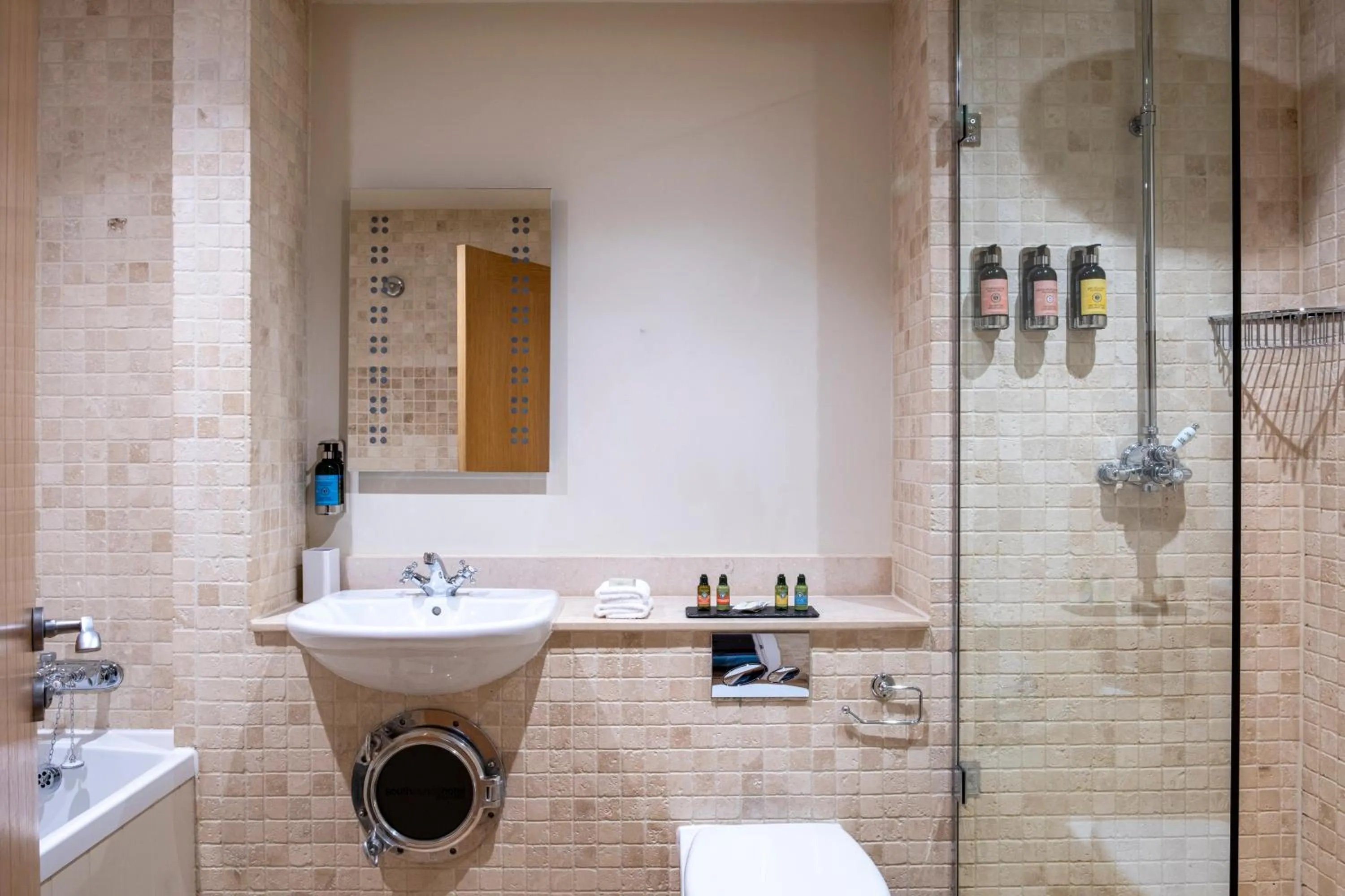 Shower in South Sands Hotel