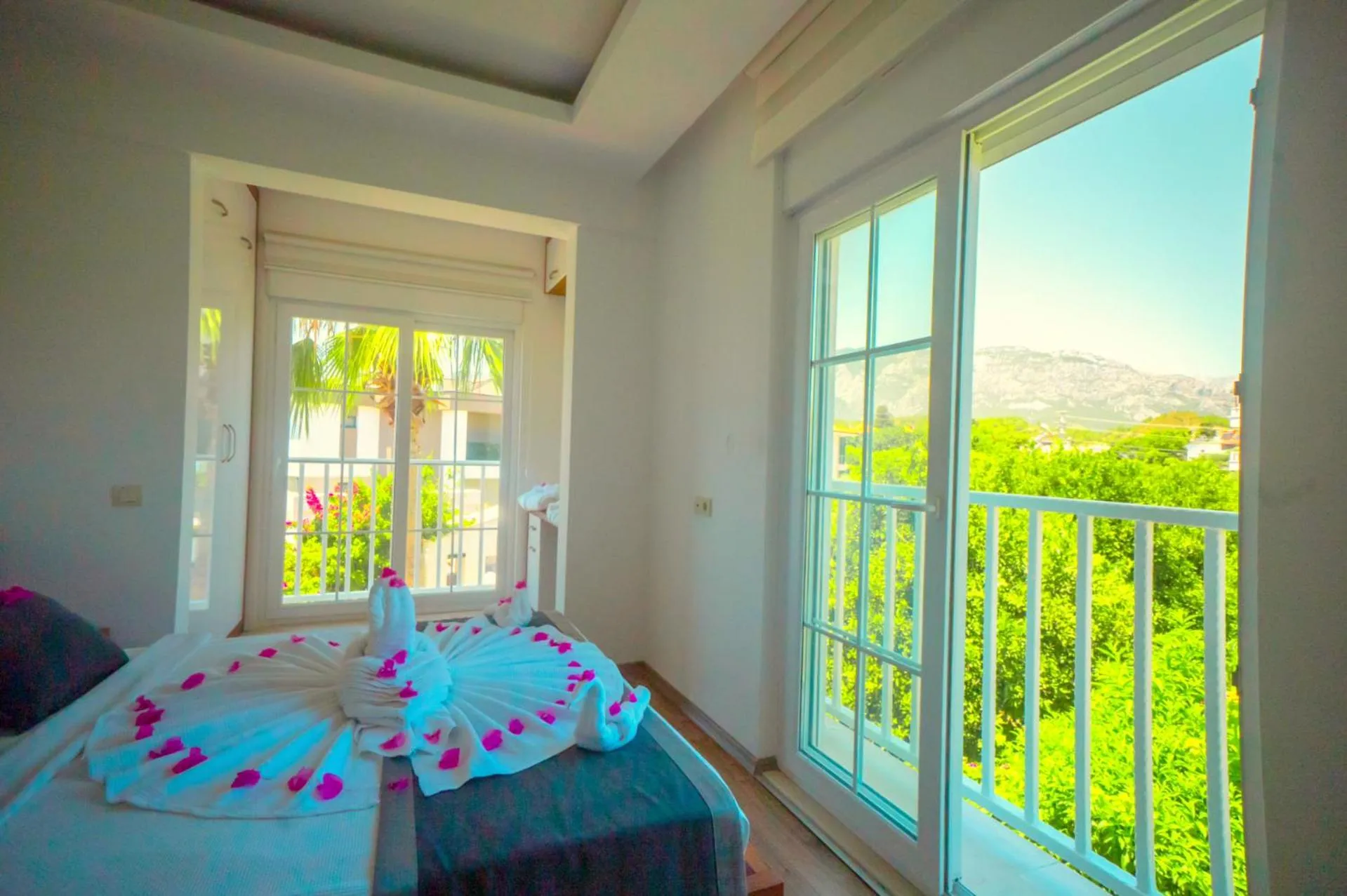 Bedroom, Bed in Sweet Home Kemer Apartments