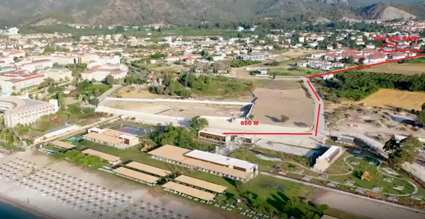 Beach in Sweet Home Kemer Apartments