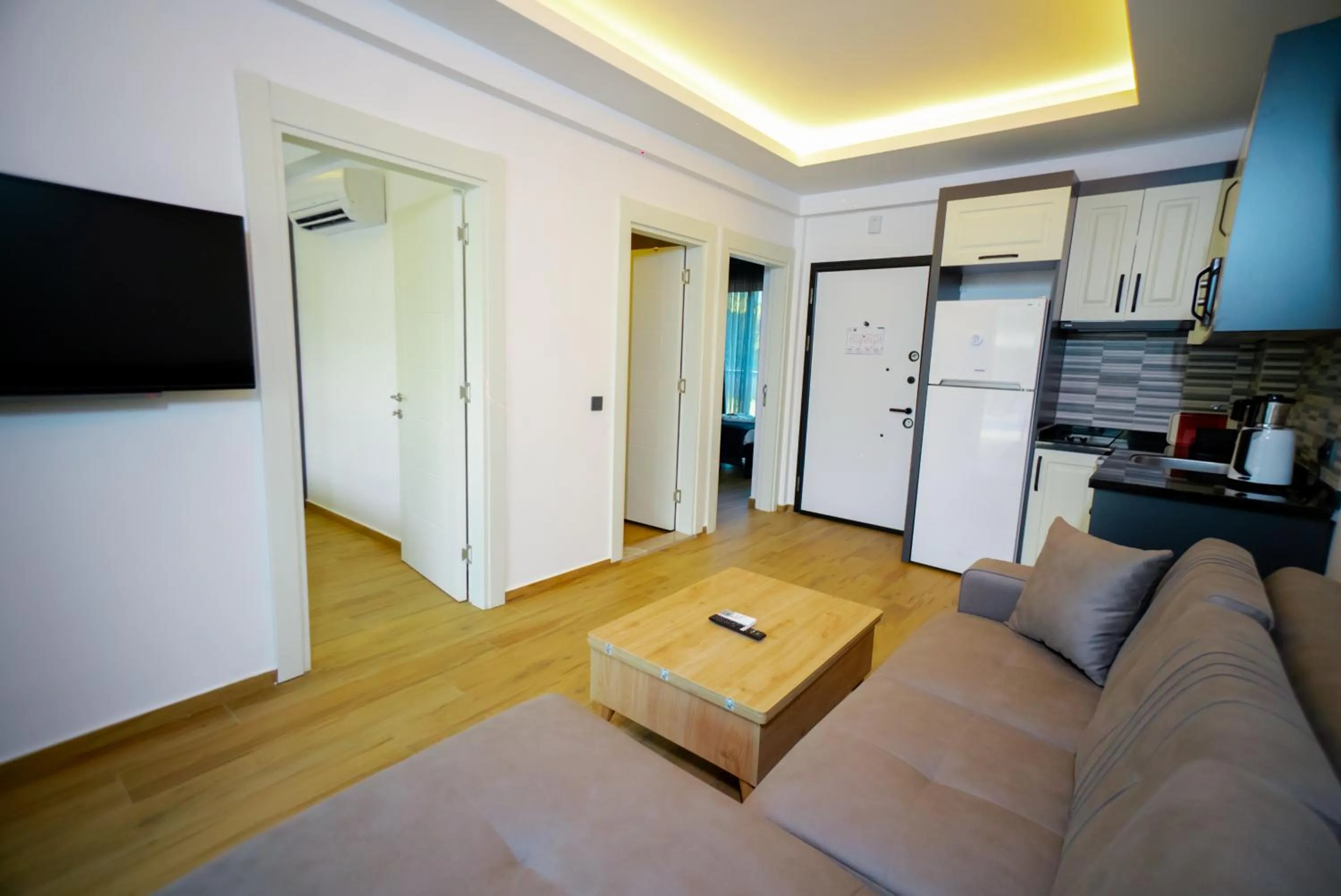 Seating area in Sweet Home Kemer Apartments