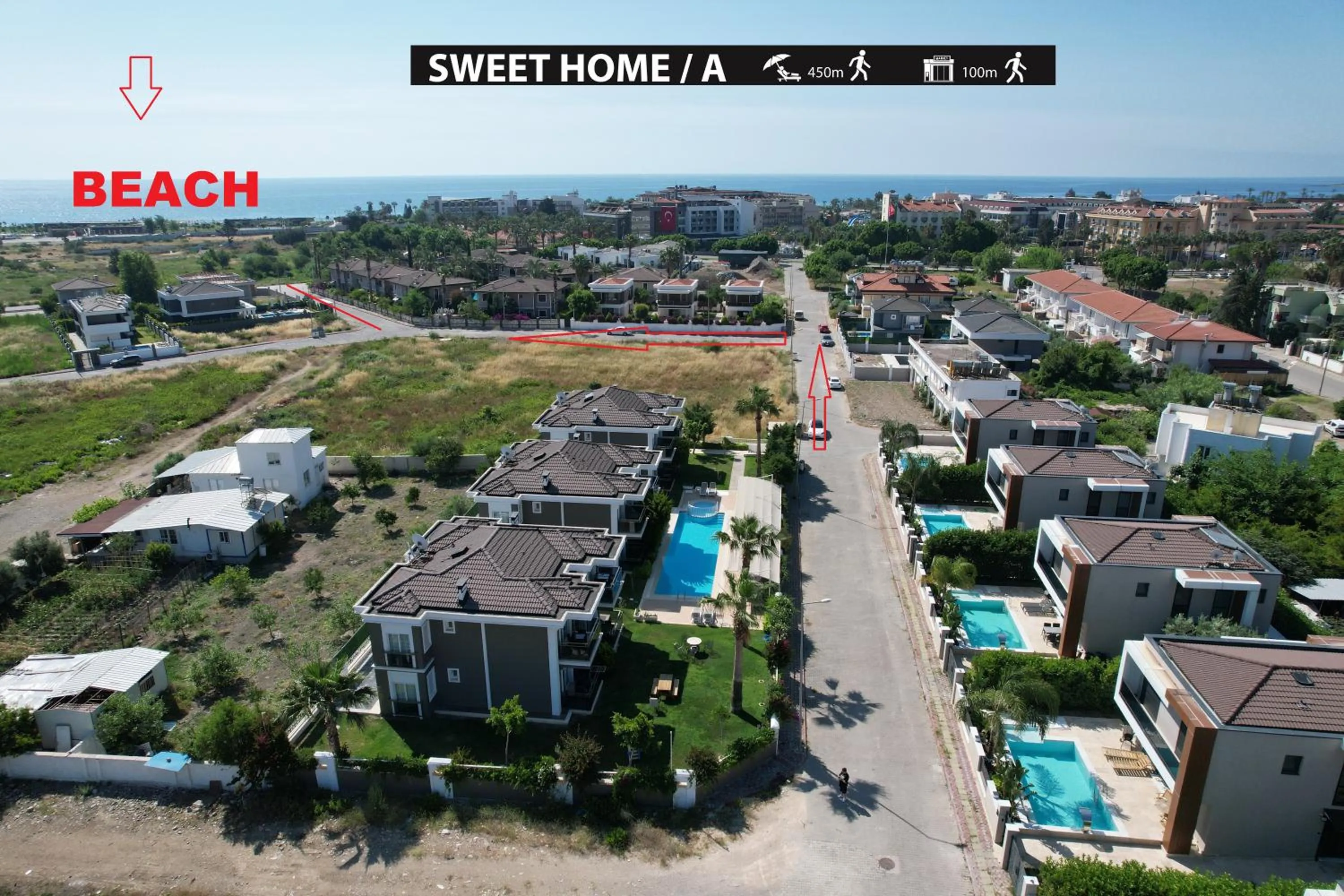 Beach in Sweet Home Kemer Apartments