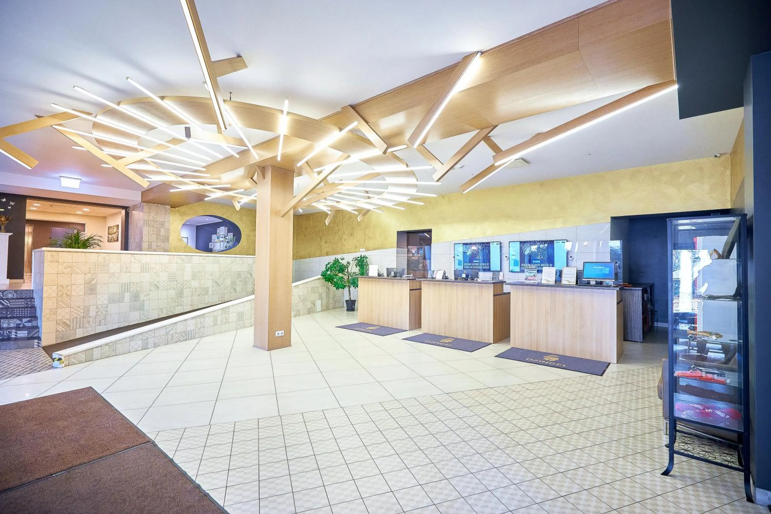 Lobby or reception in Hotel Dzingel