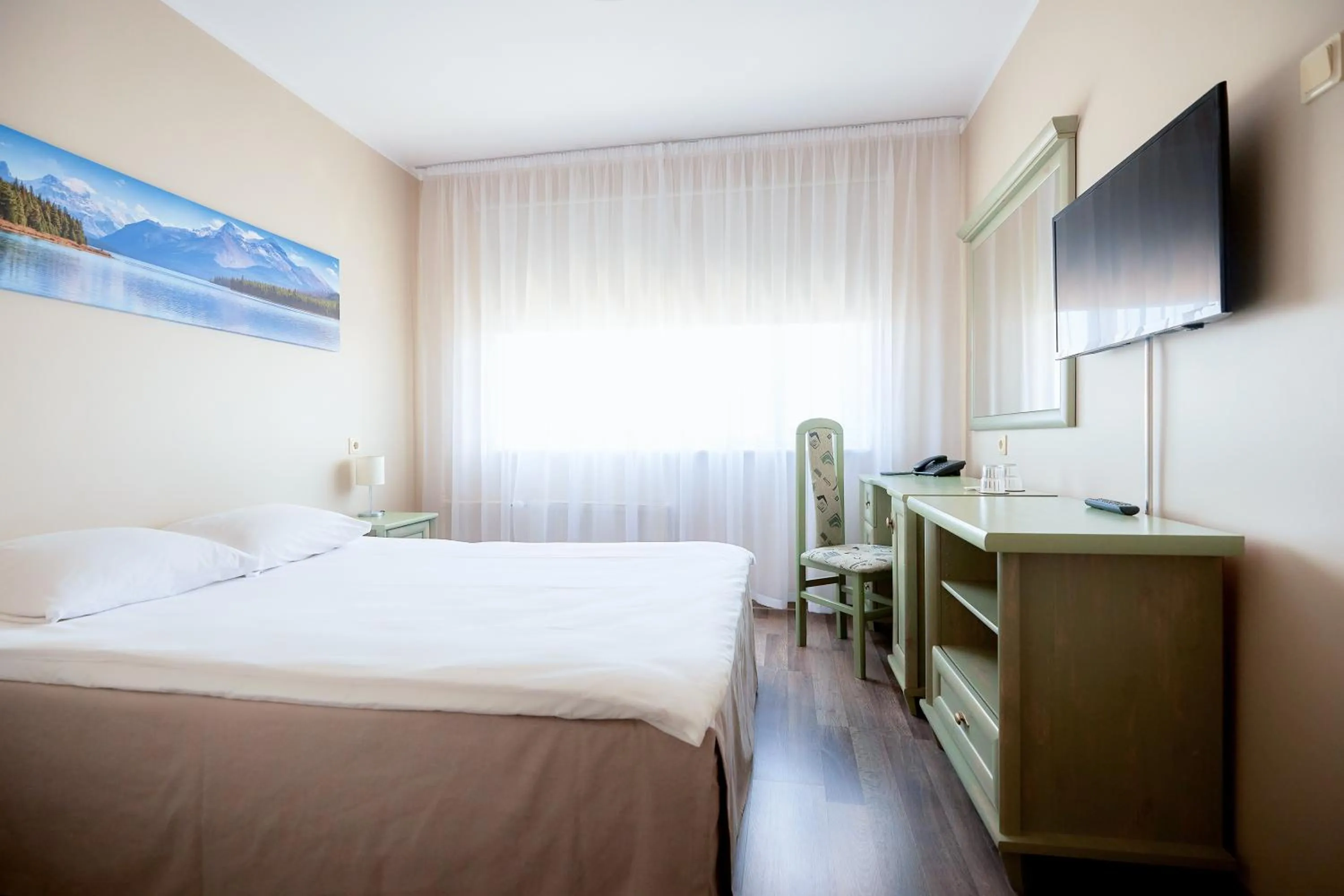 Bed in Hotel Dzingel