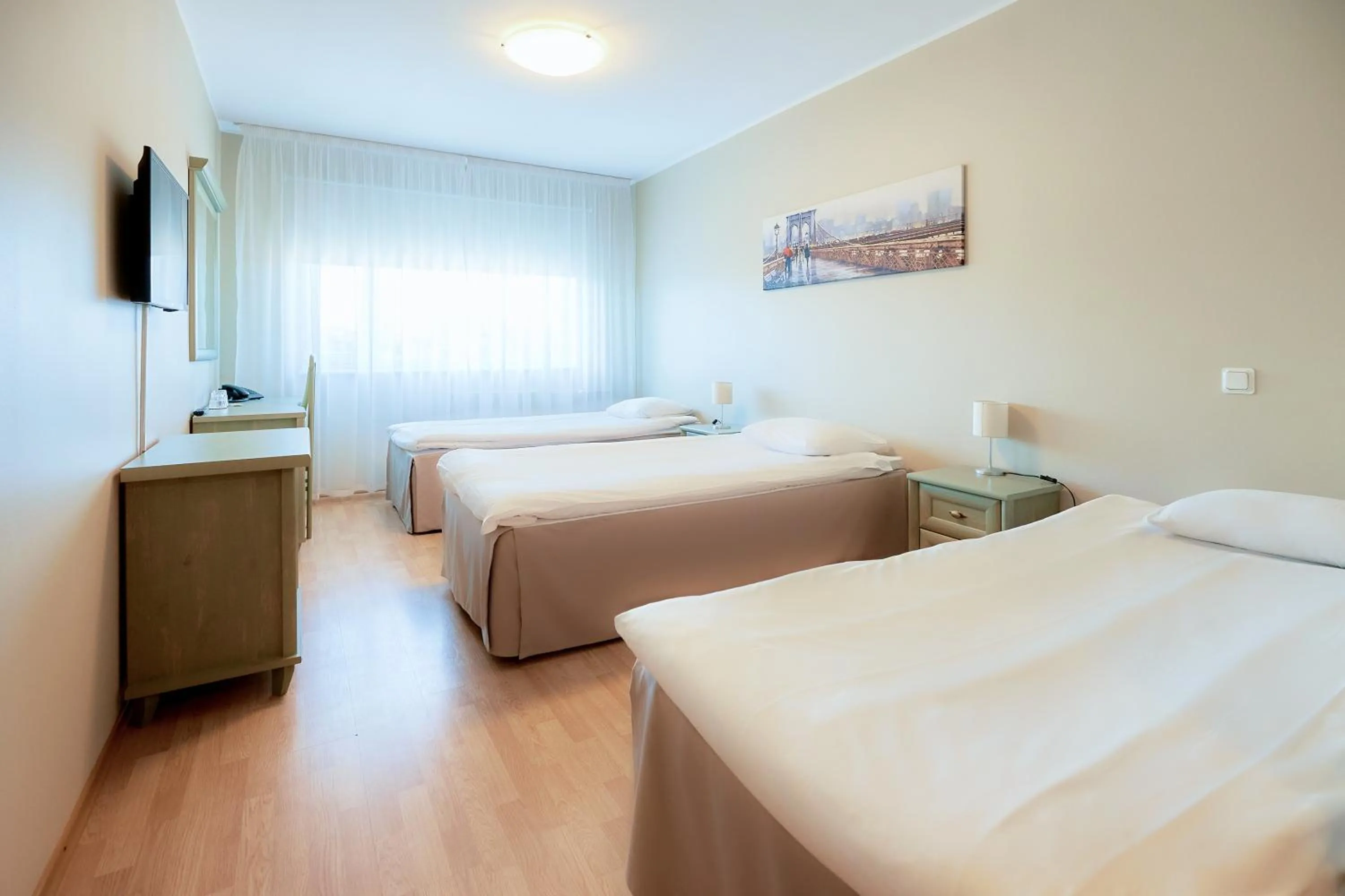 Bed in Hotel Dzingel