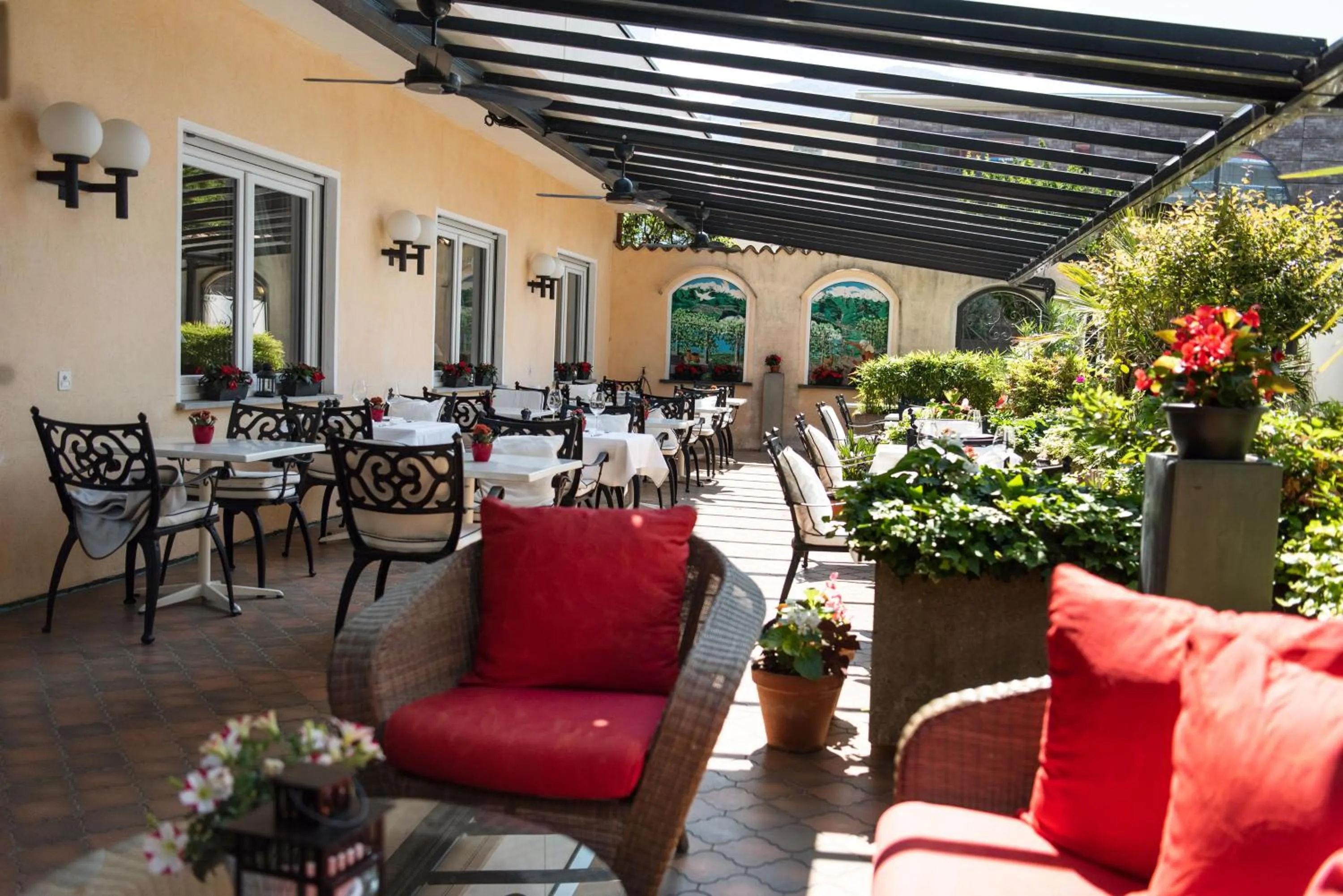 Patio in Hotel Polo