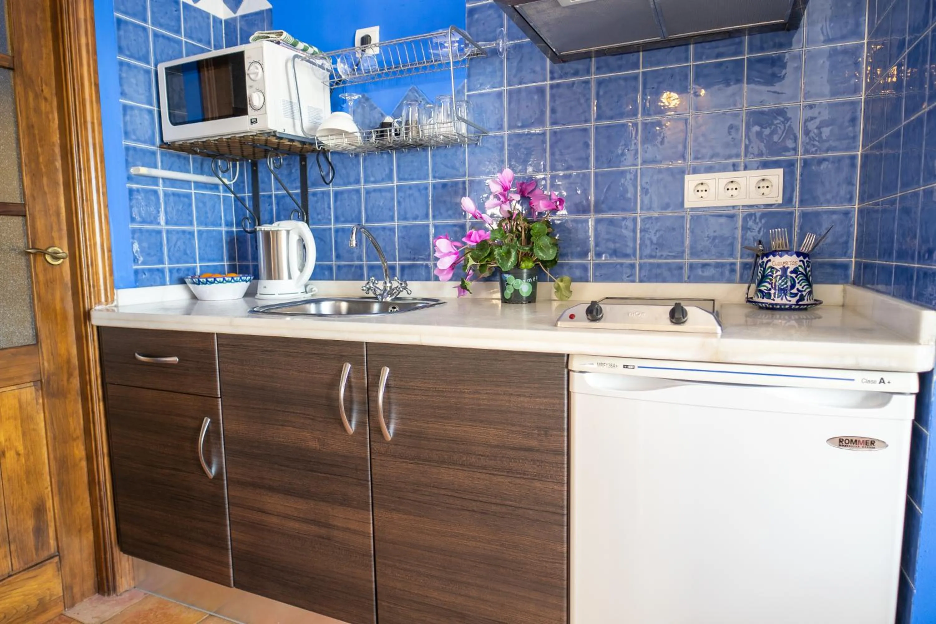 Kitchen or kitchenette in Apartamentos Montesclaros