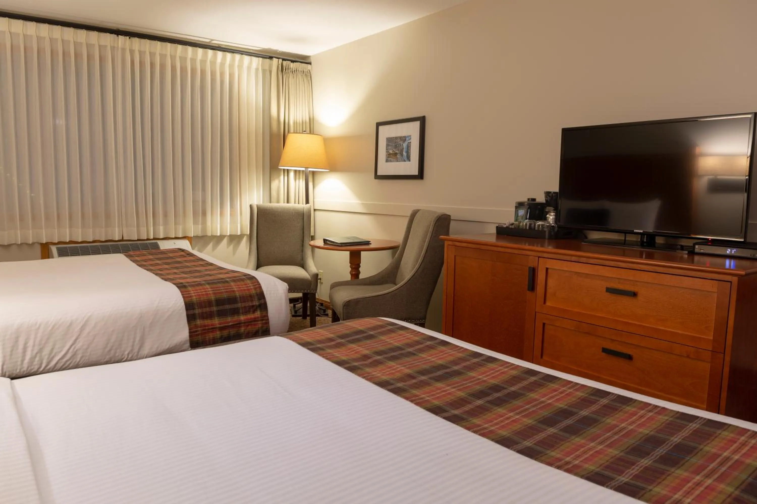 Bed in Whistler's Inn