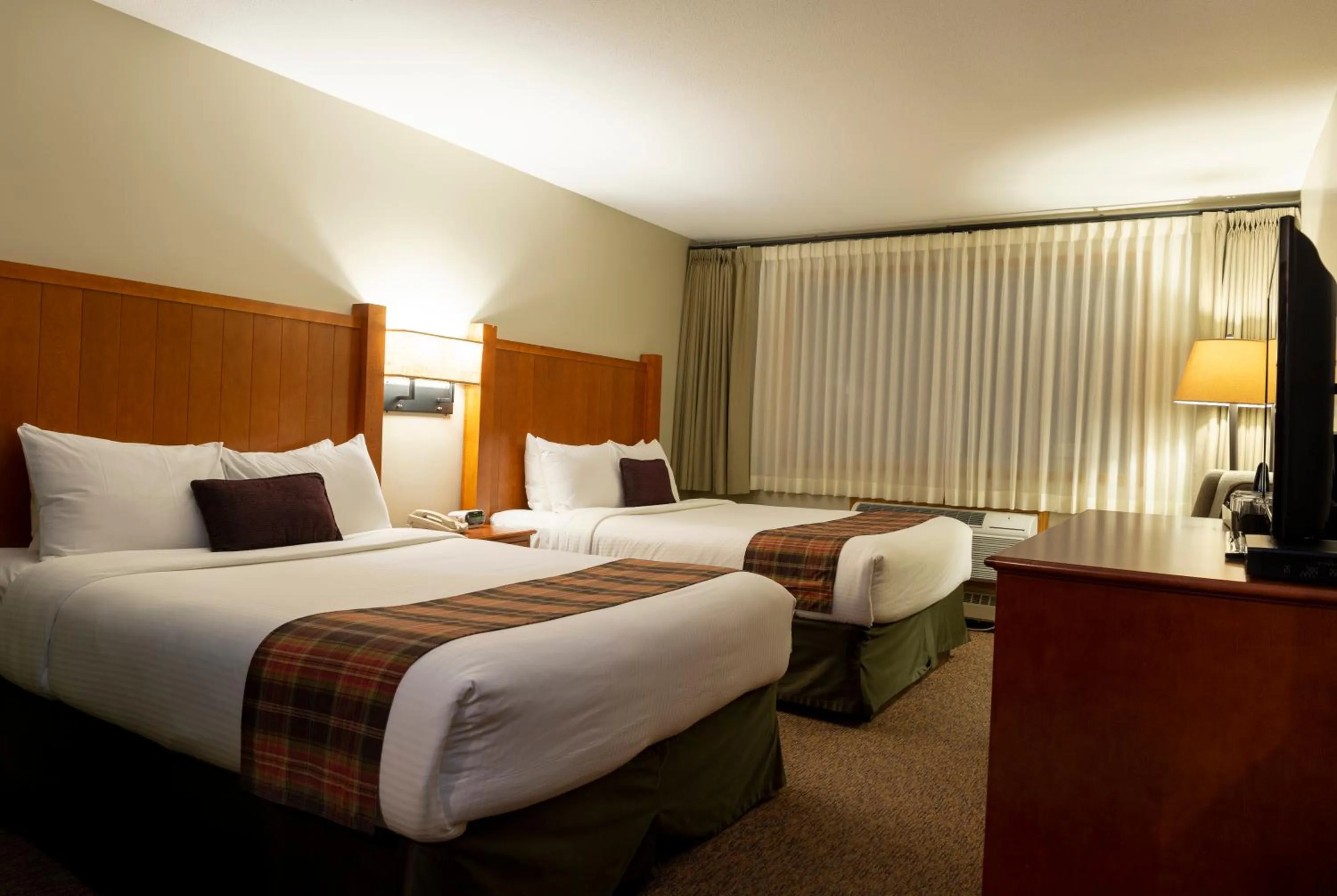 Bed in Whistler's Inn