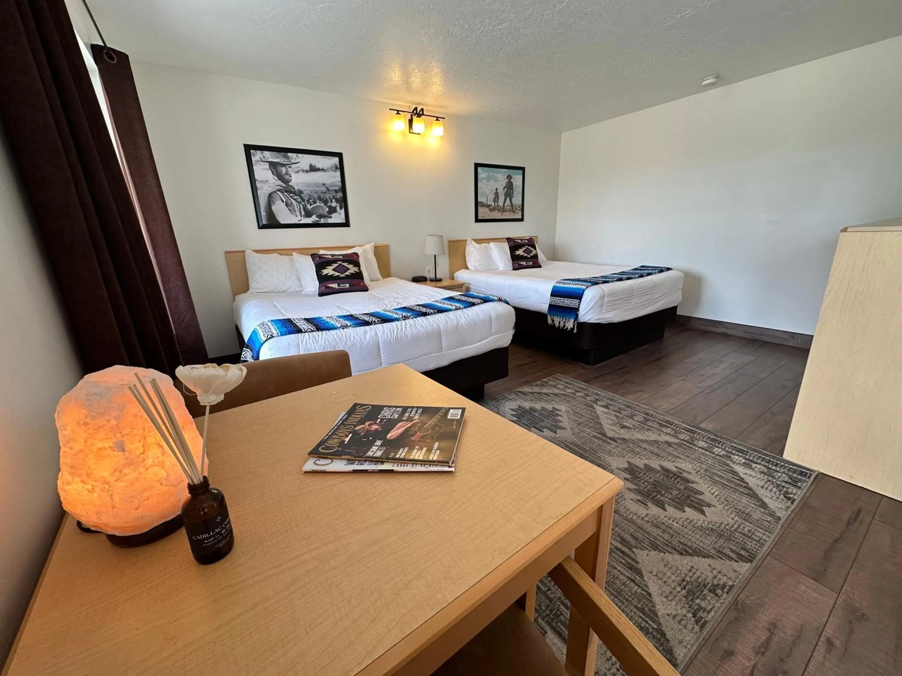 Bed in The Riverside Ranch Motel and RV Park Southern Utah