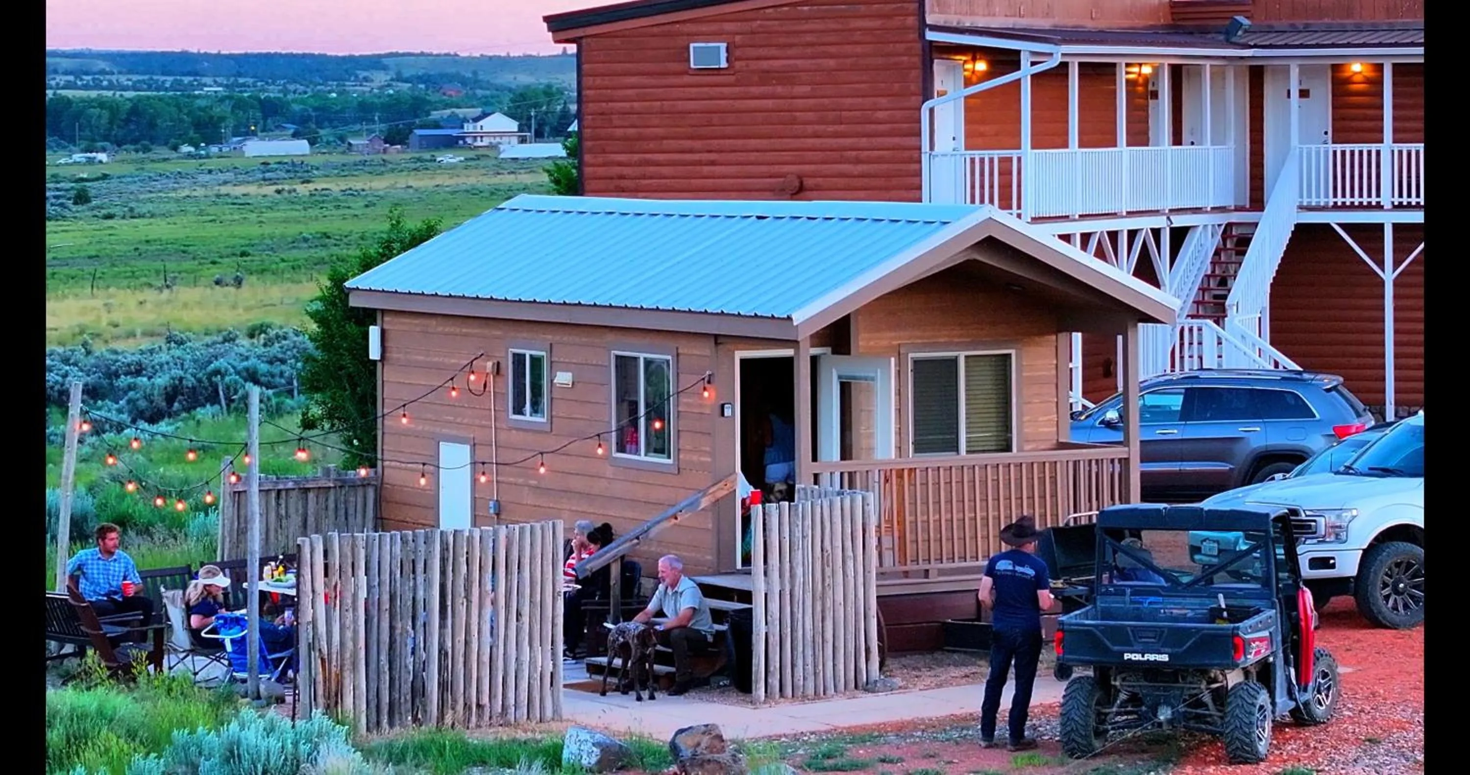 Property building in The Riverside Ranch Motel and RV Park Southern Utah